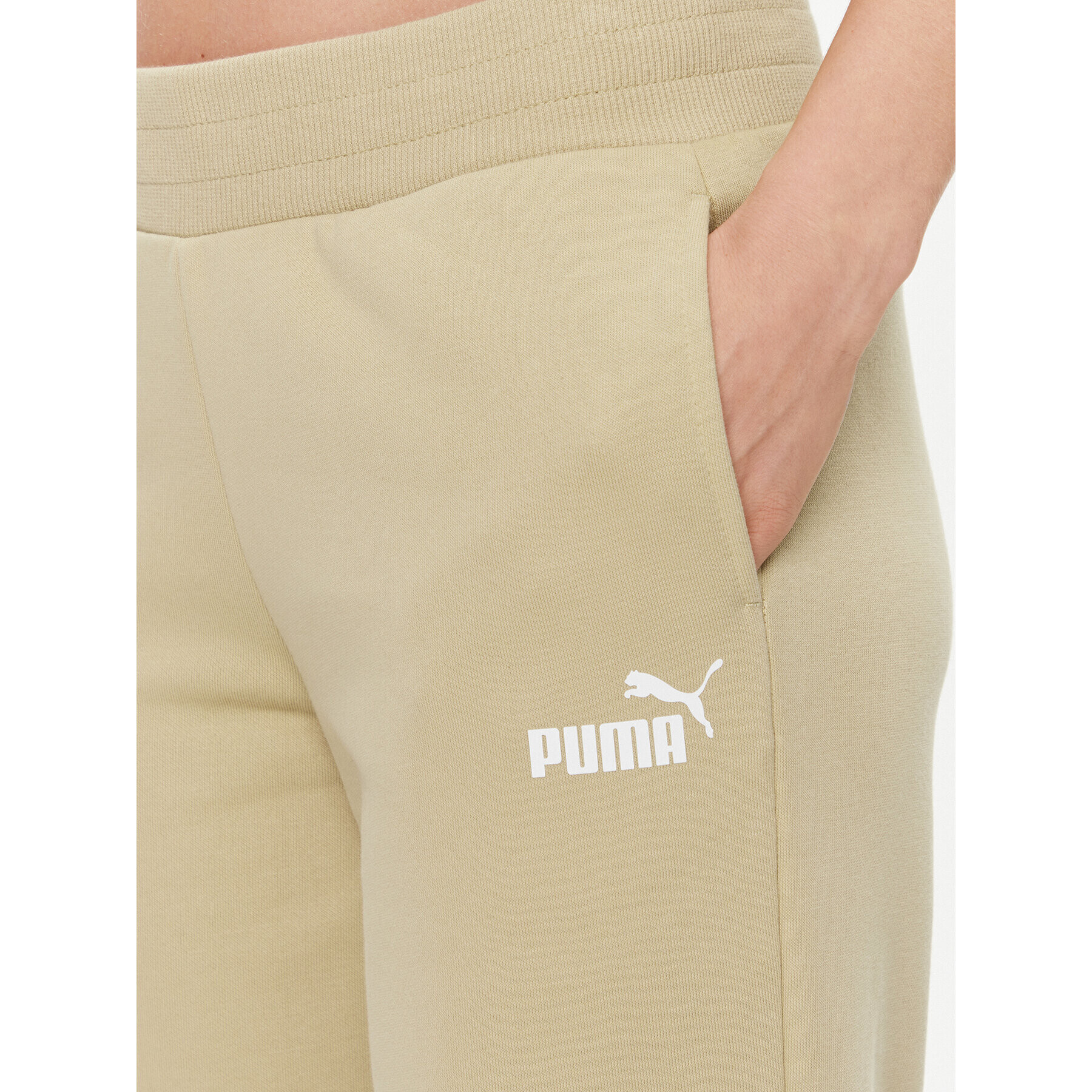 Puma Долнище анцуг Ess+ 676093 Бежов Regular Fit - Pepit.bg