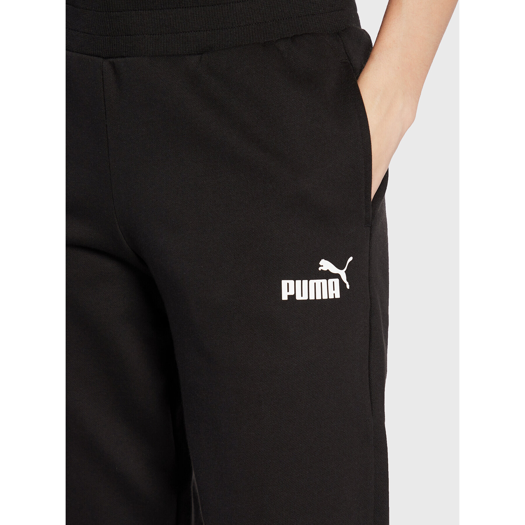 Puma Долнище анцуг Essenstials 586839 Черен Regular Fit - Pepit.bg