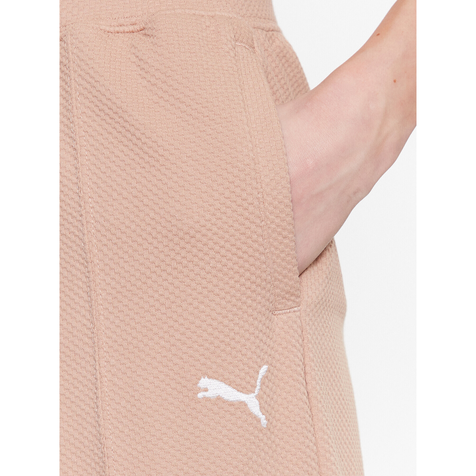 Puma Долнище анцуг Her 673113 Бежов Relaxed Fit - Pepit.bg