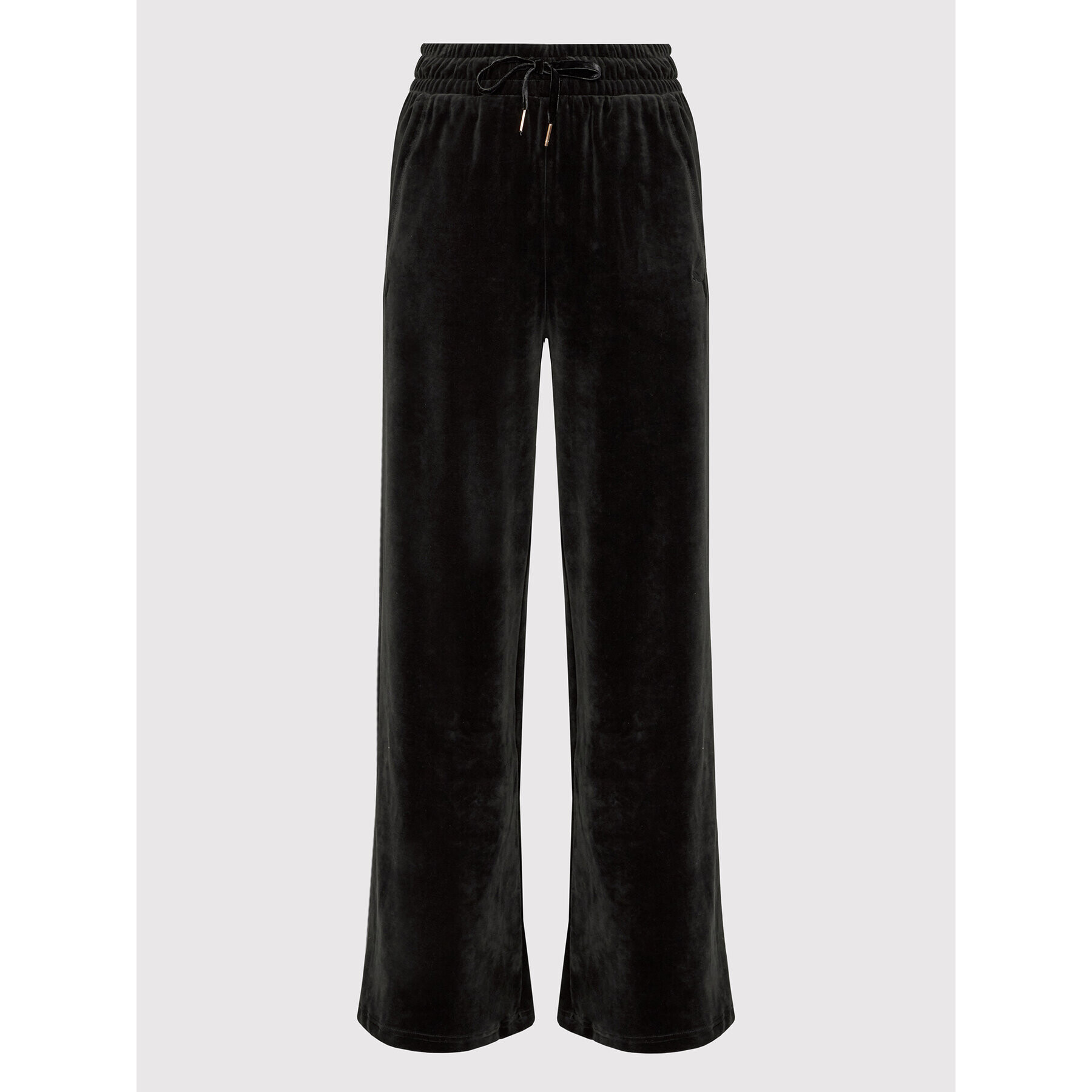 Puma Долнище анцуг Her Velour 589526 Черен Relaxed Fit - Pepit.bg