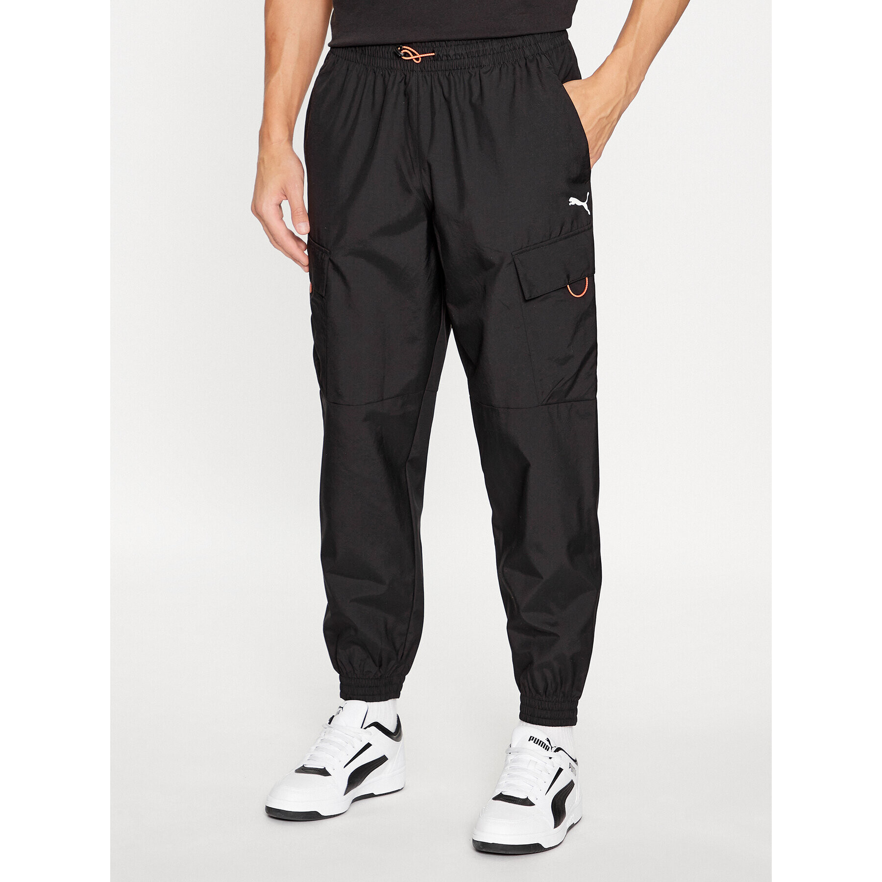 Puma Долнище анцуг Open Road 675898 Черен Regular Fit - Pepit.bg