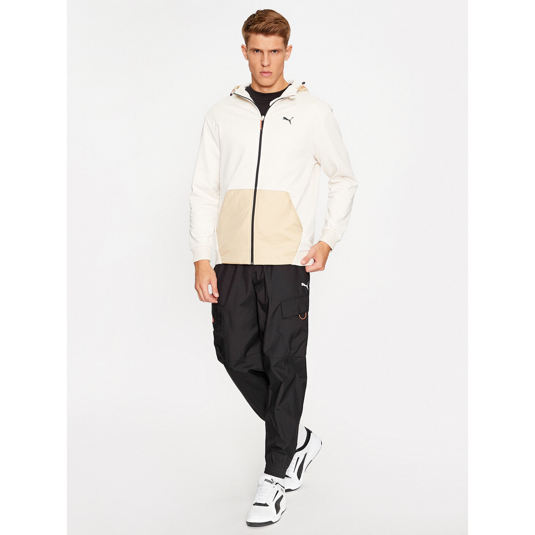 Puma Долнище анцуг Open Road 675898 Черен Regular Fit - Pepit.bg
