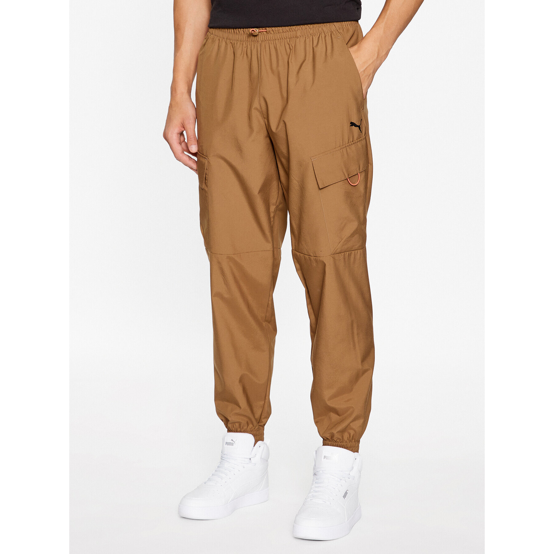 Puma Долнище анцуг Open Road 675898 Кафяв Regular Fit - Pepit.bg