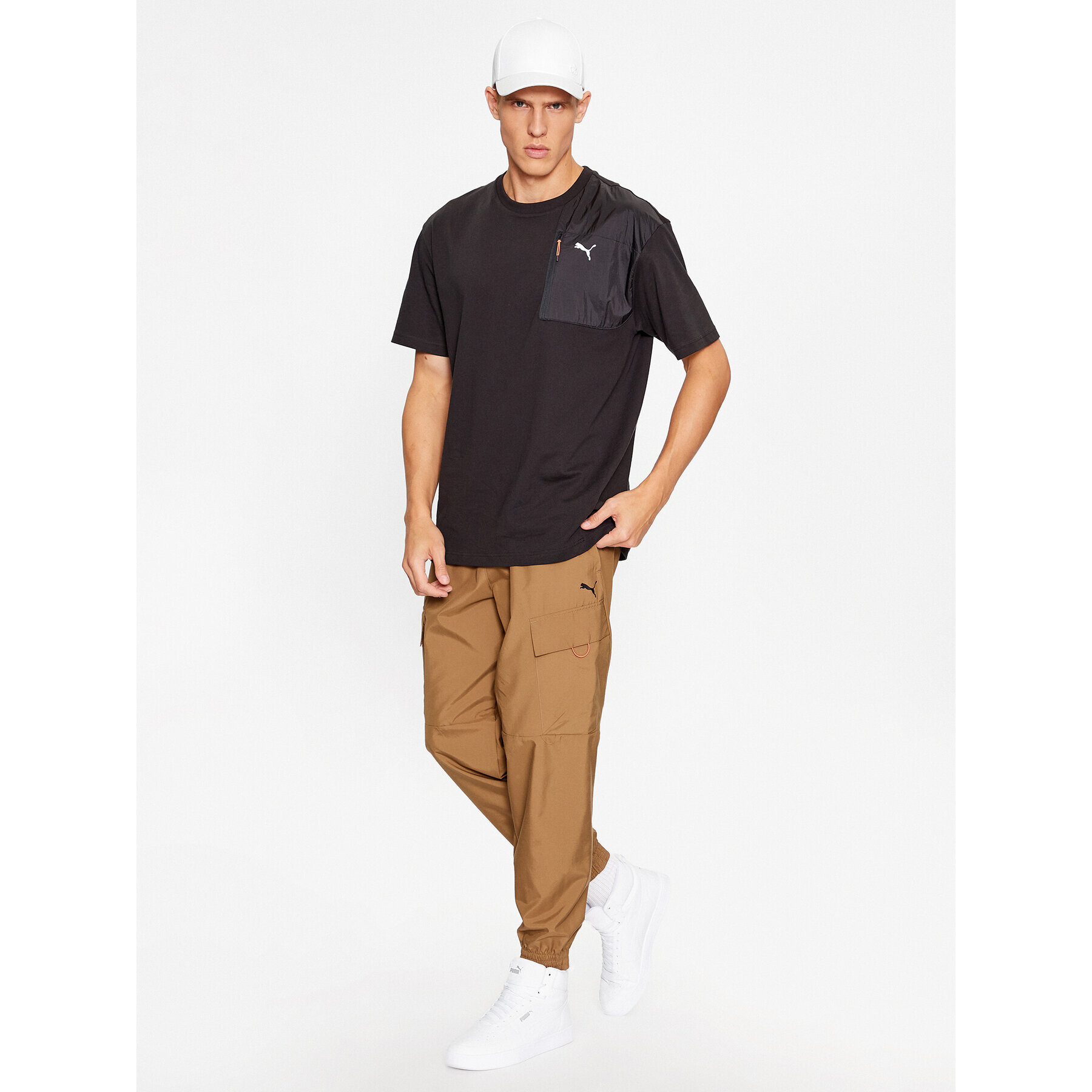 Puma Долнище анцуг Open Road 675898 Кафяв Regular Fit - Pepit.bg