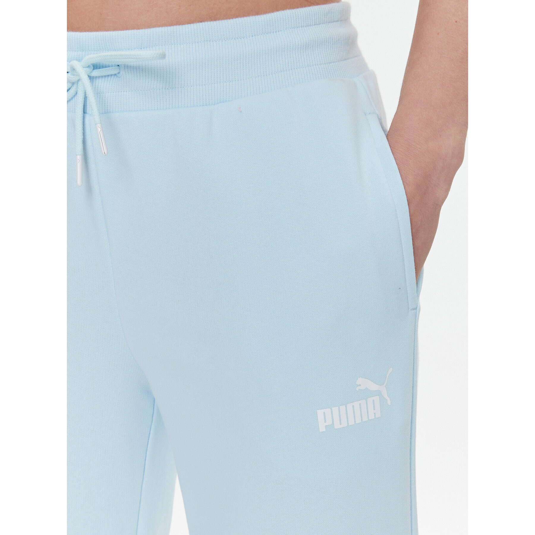 Puma Долнище анцуг Power Cat 673978 Син Regular Fit - Pepit.bg