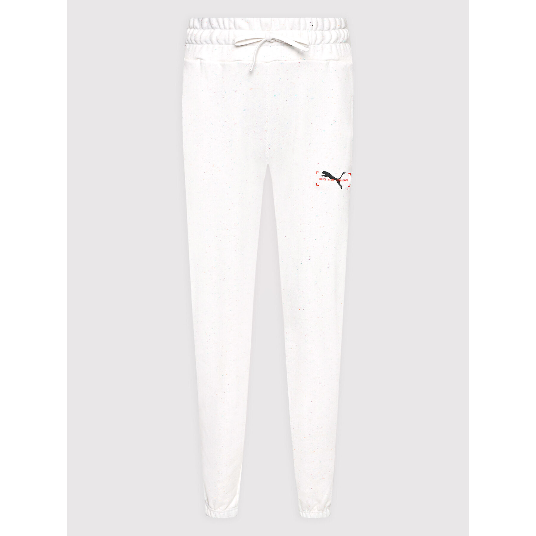 Puma Долнище анцуг Re:Collections 533965 Бял Relaxed Fit - Pepit.bg