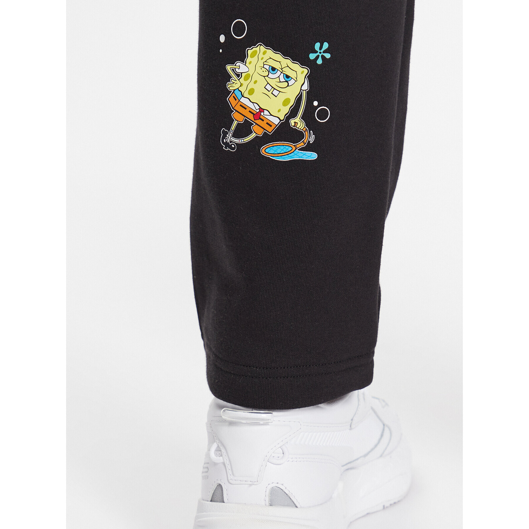 Puma Долнище анцуг SPONGEBOB 538963 Черен Regular Fit - Pepit.bg