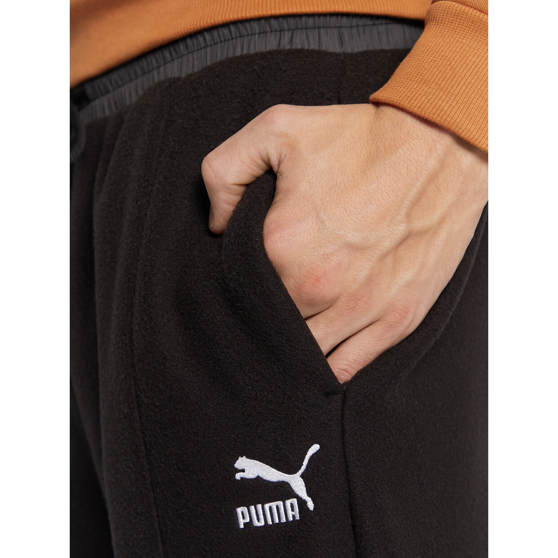 Puma Долнище анцуг SWxP Polar 535667 Черен Regular Fit - Pepit.bg