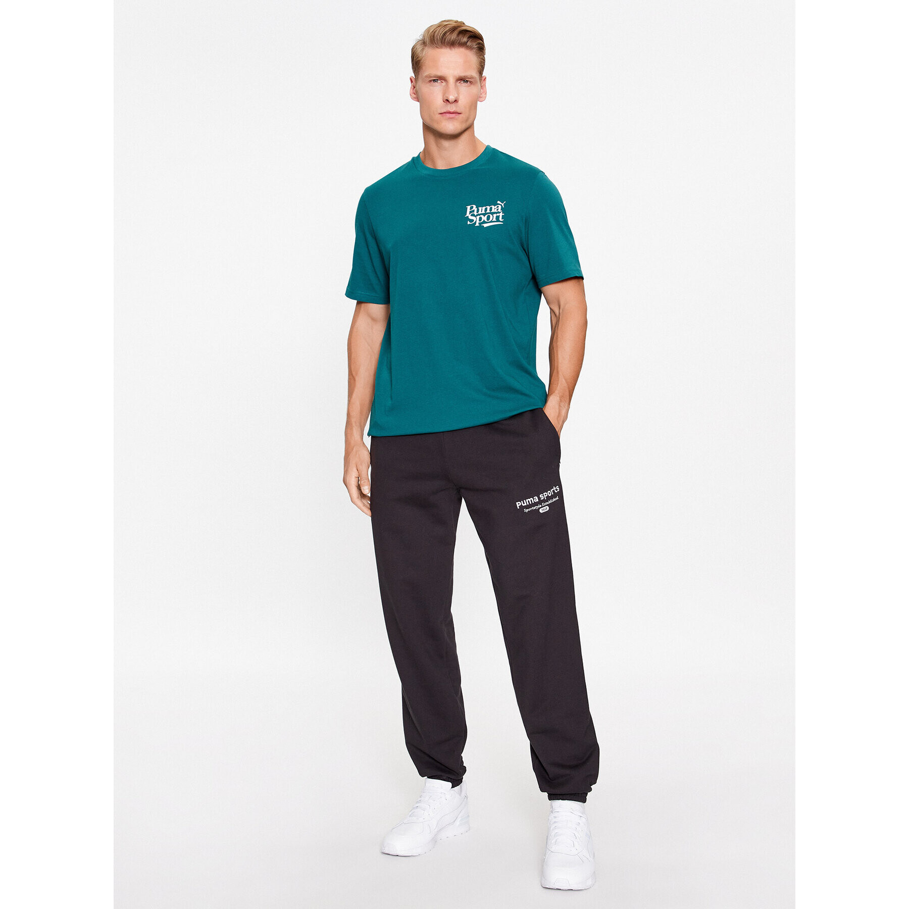 Puma Долнище анцуг Team 621328 Черен Regular Fit - Pepit.bg