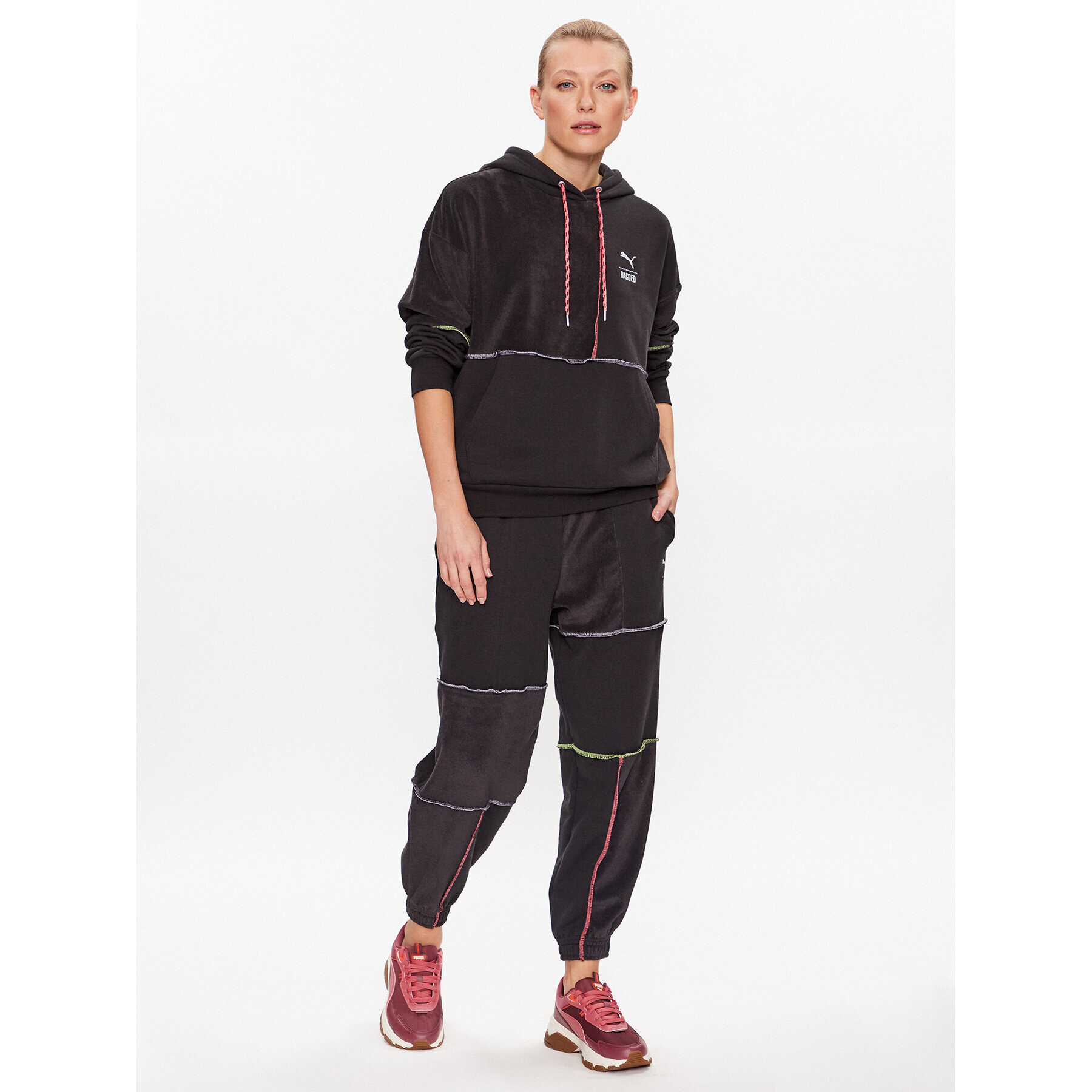 Puma Долнище анцуг THE RAGGED PRIEST 539132 Черен Relaxed Fit - Pepit.bg