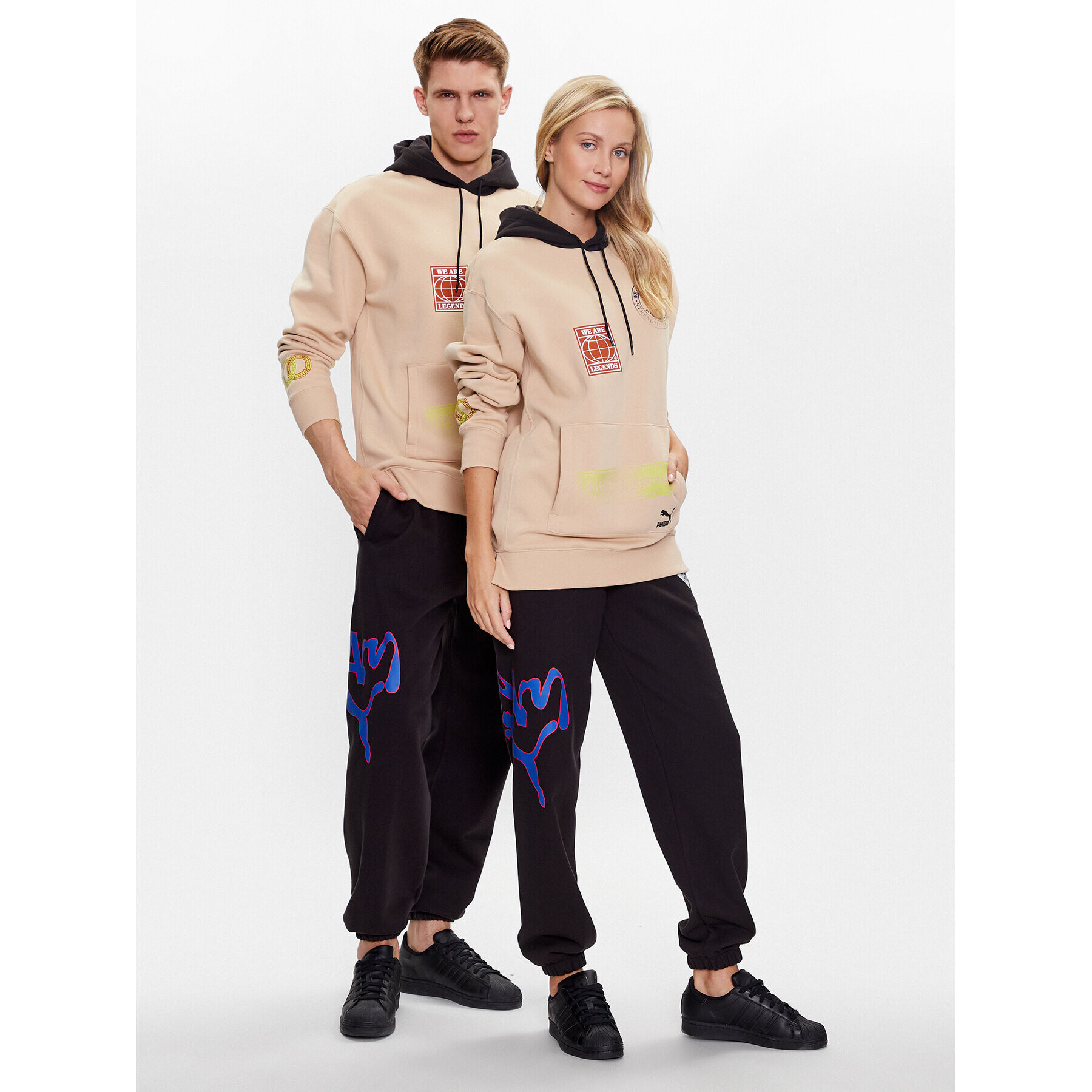 Puma Долнище анцуг Unisex P.A.M 620229 Черен Relaxed Fit - Pepit.bg