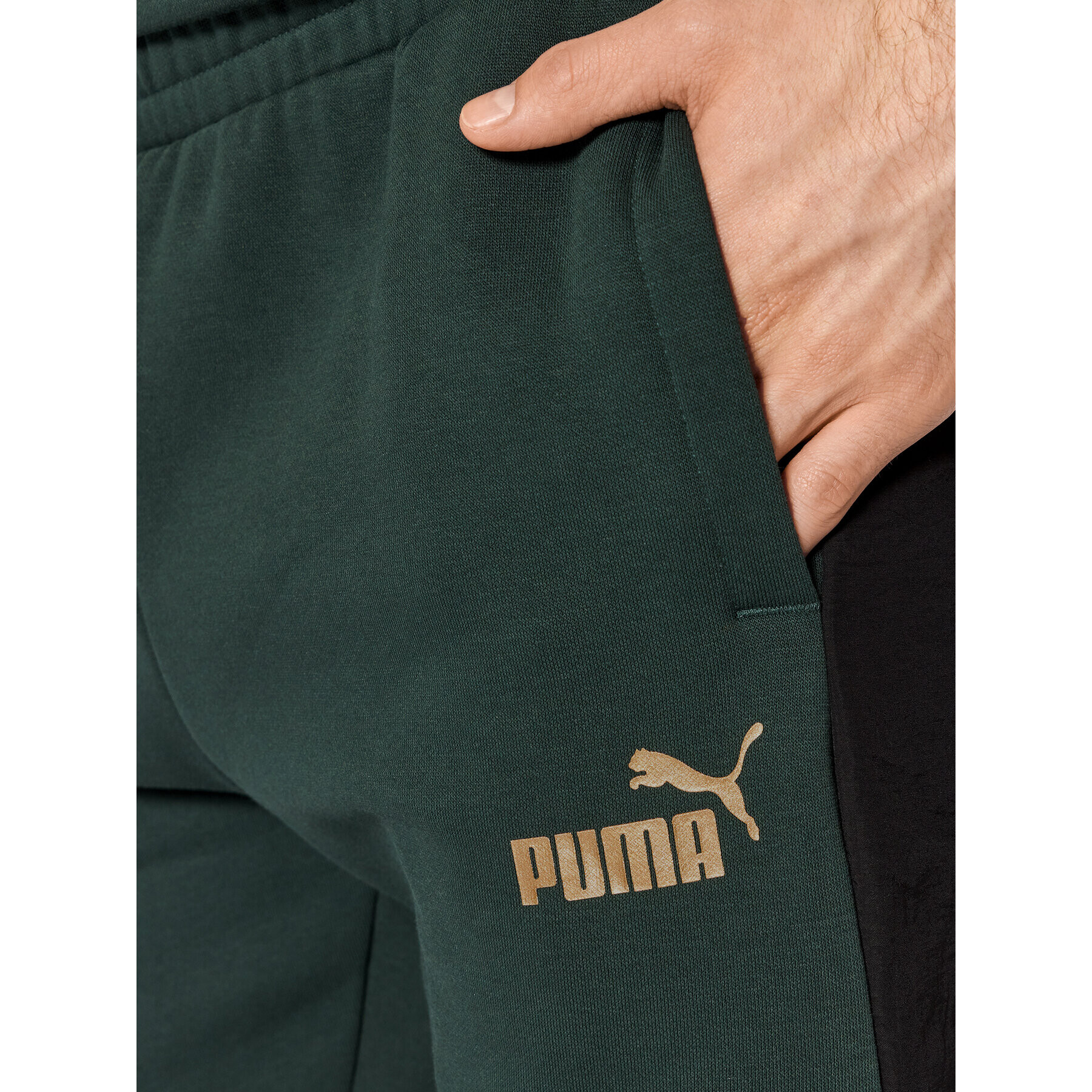 Puma Долнище анцуг Winterized 848191 Зелен Regular Fit - Pepit.bg