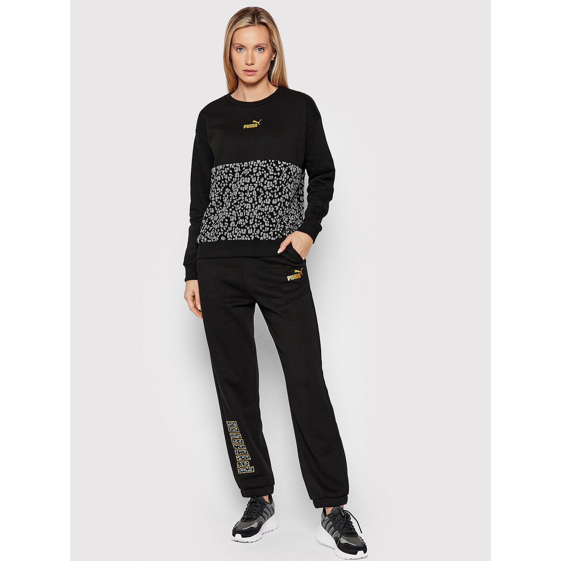 Puma Долнище анцуг Winterized 848202 Черен Regular Fit - Pepit.bg