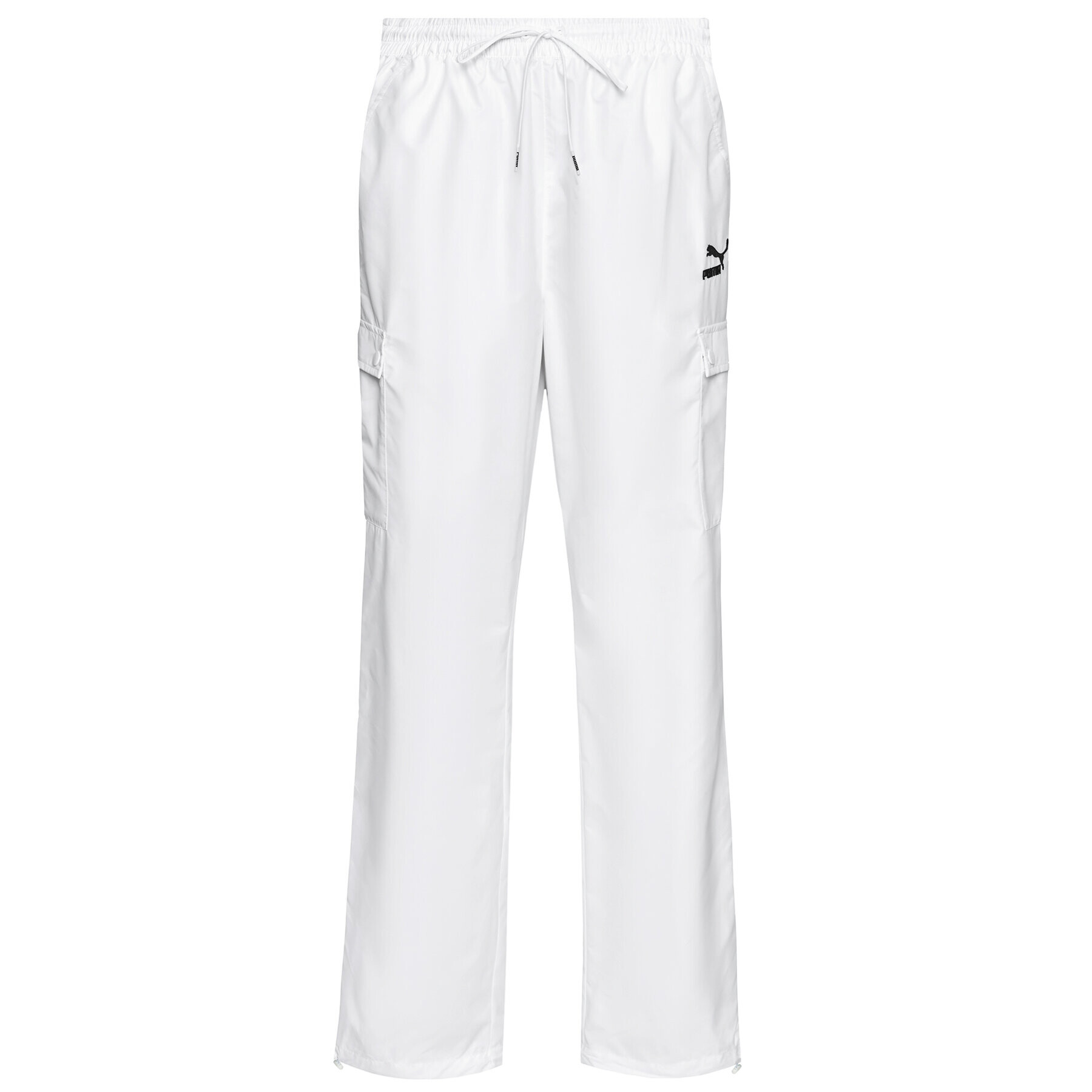 Puma Долнище анцуг Classics Cargo 599651 Бял Loose Fit - Pepit.bg