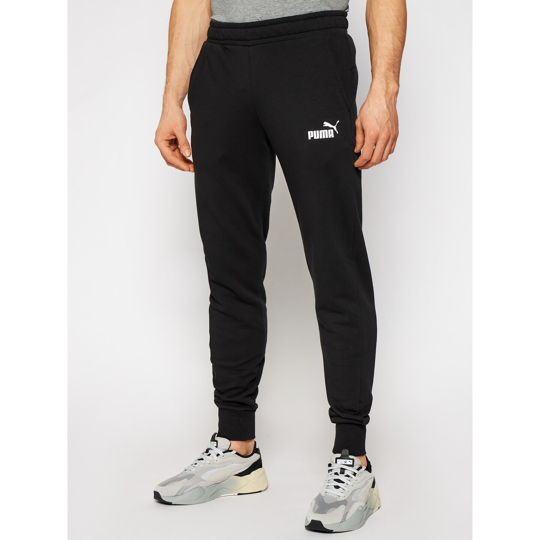 Puma Долнище анцуг Essential 586749 Черен Slim Fit - Pepit.bg