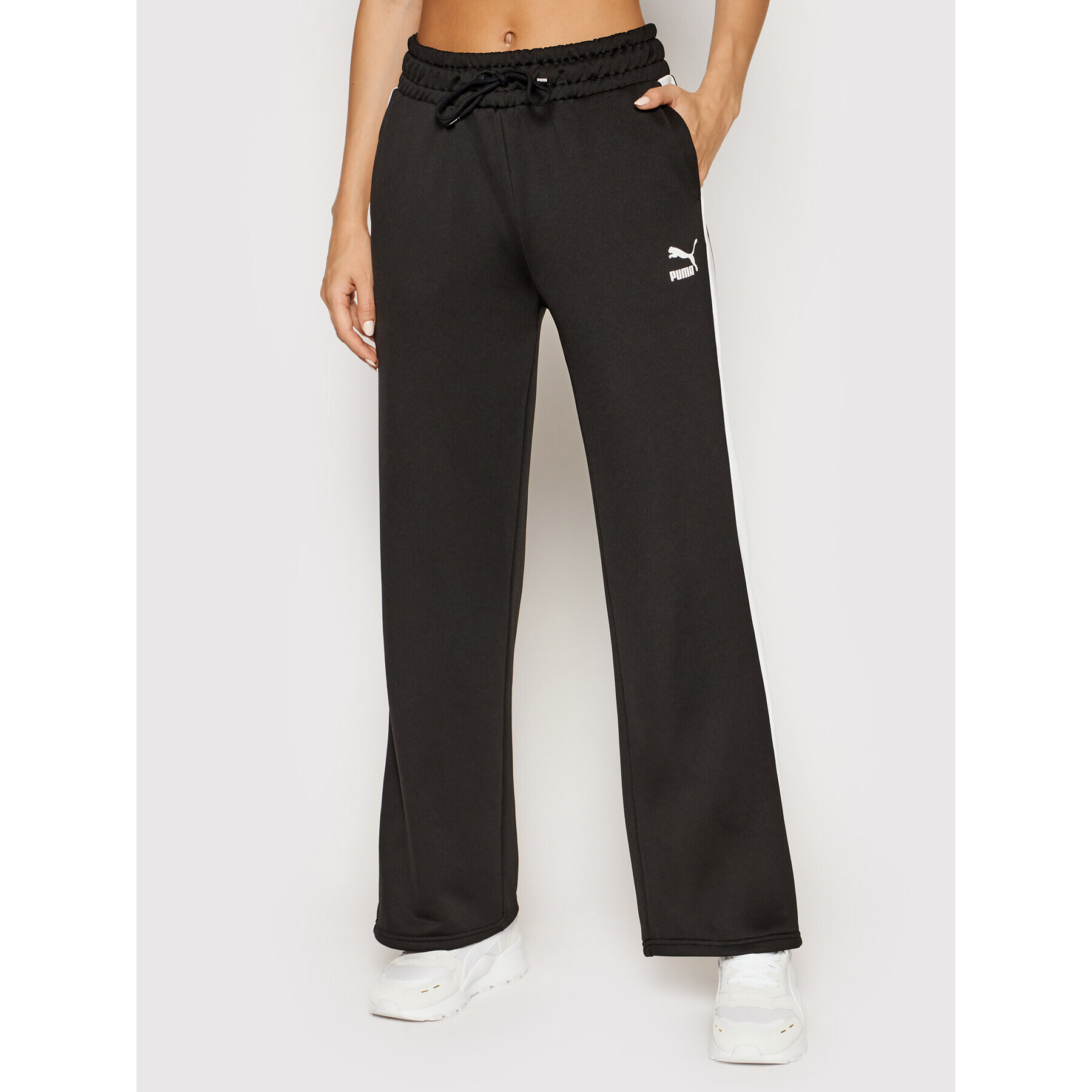 Puma Долнище анцуг Iconic T7 530238 Черен Loose Fit - Pepit.bg