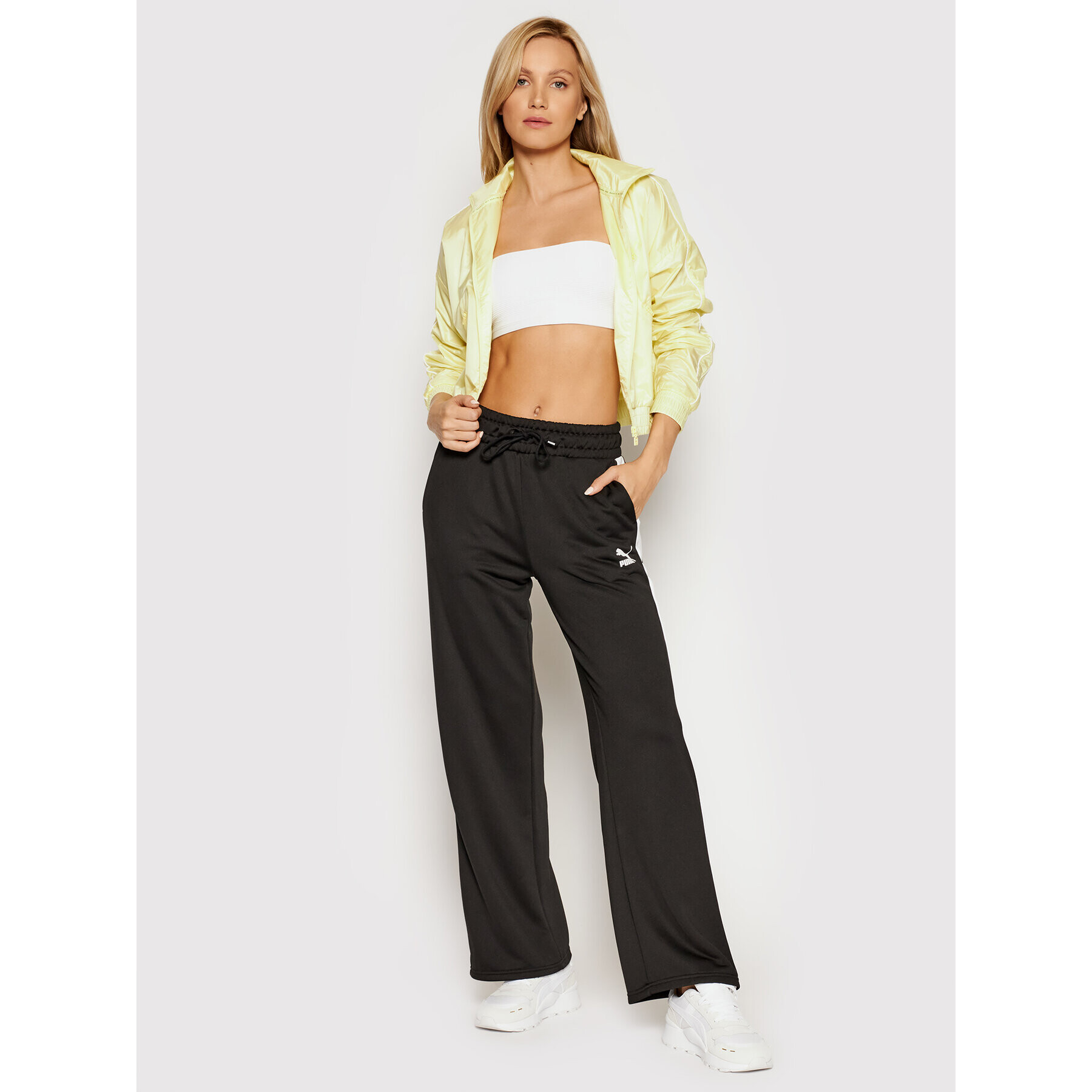 Puma Долнище анцуг Iconic T7 530238 Черен Loose Fit - Pepit.bg