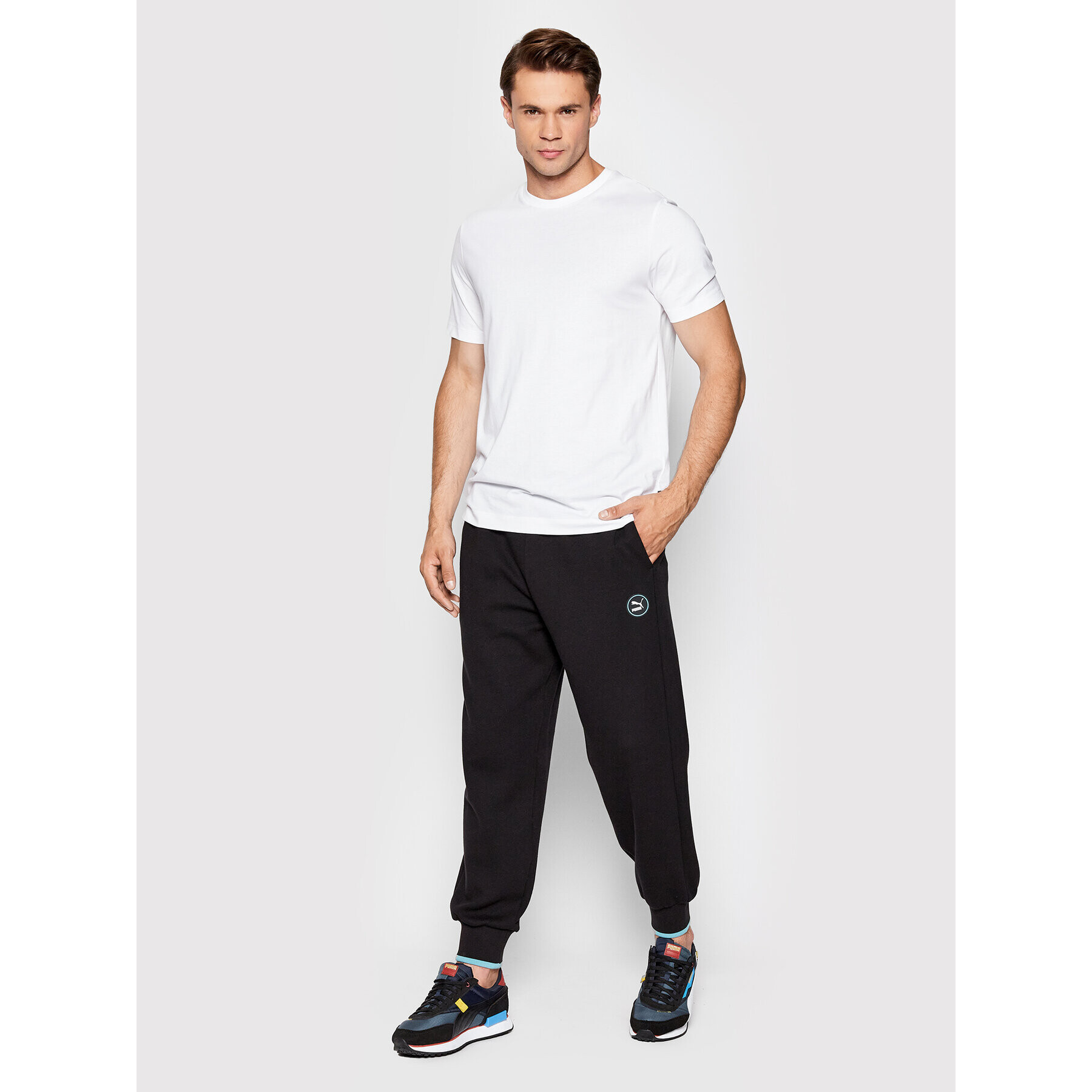 Puma Долнище анцуг SWxP 533620 Черен Loose Fit - Pepit.bg