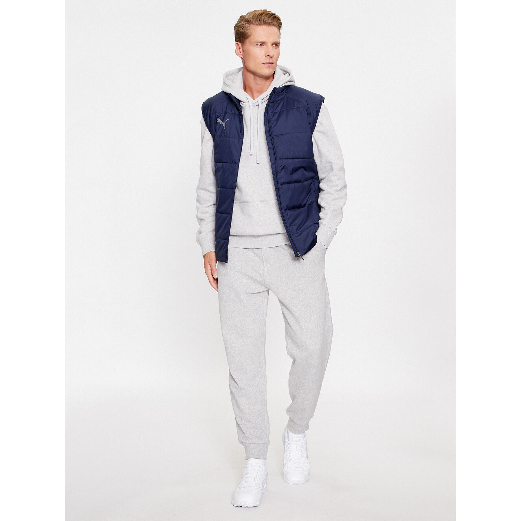 Puma Елек Teamliga 657968 Тъмносин Regular Fit - Pepit.bg