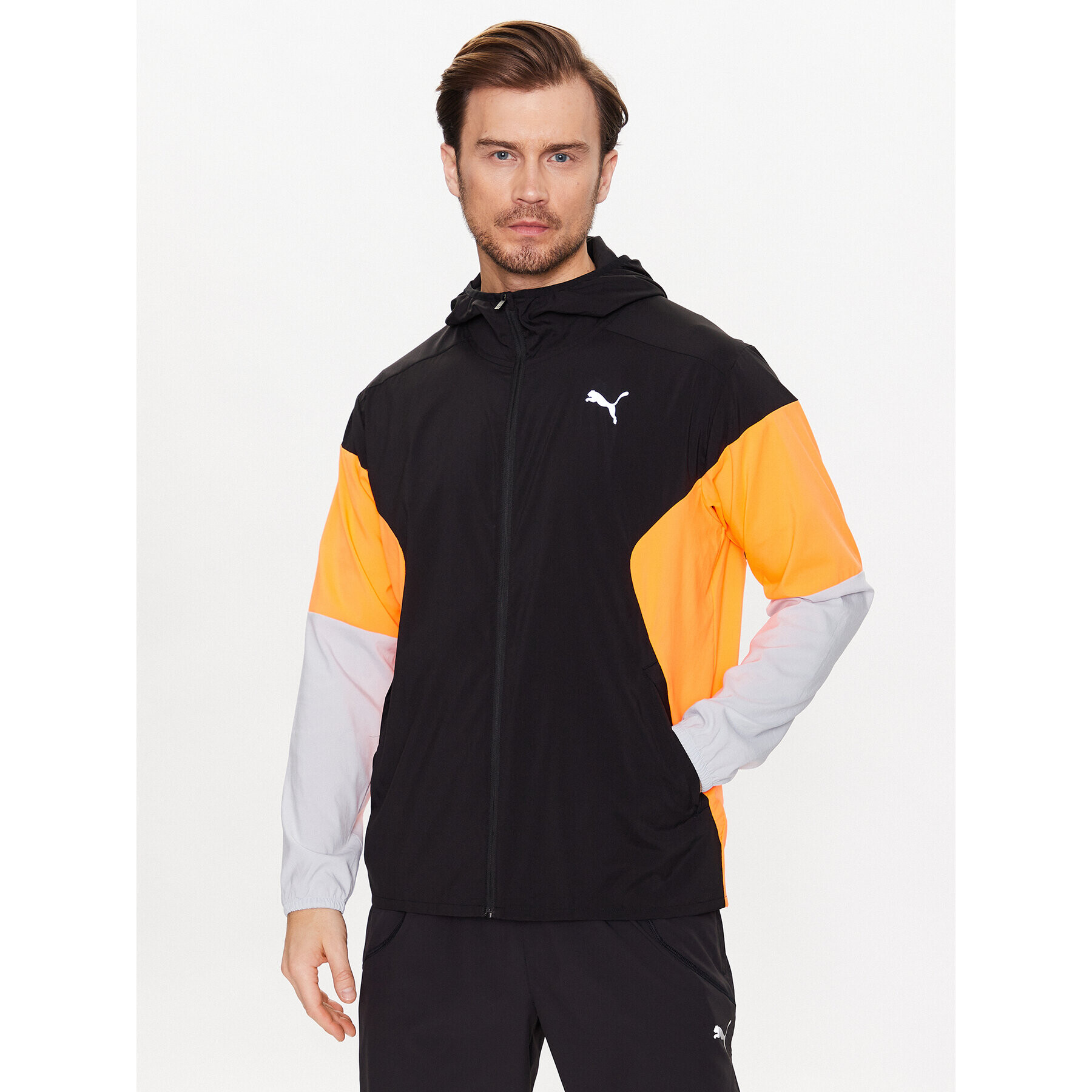 Puma Яке за джогинг Run 523274 Черен Regular Fit - Pepit.bg