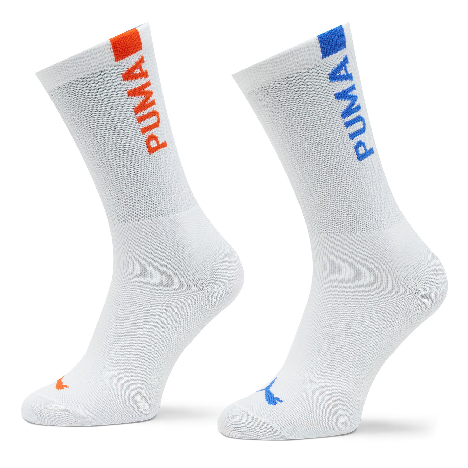 Puma Комплект 2 чифта дълги чорапи дамски Women Slouch Sock 2P 938005 Бял - Pepit.bg