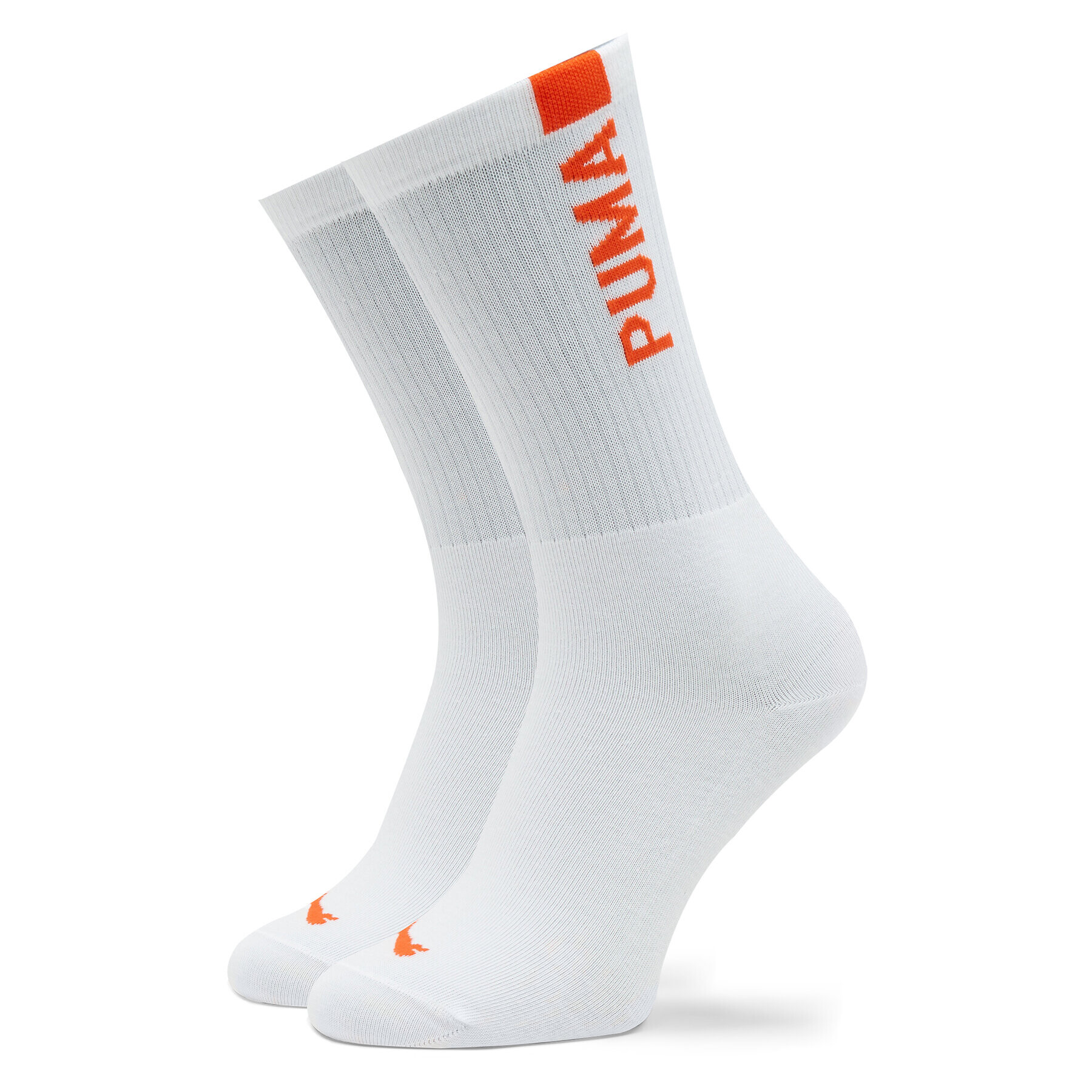 Puma Комплект 2 чифта дълги чорапи дамски Women Slouch Sock 2P 938005 Бял - Pepit.bg