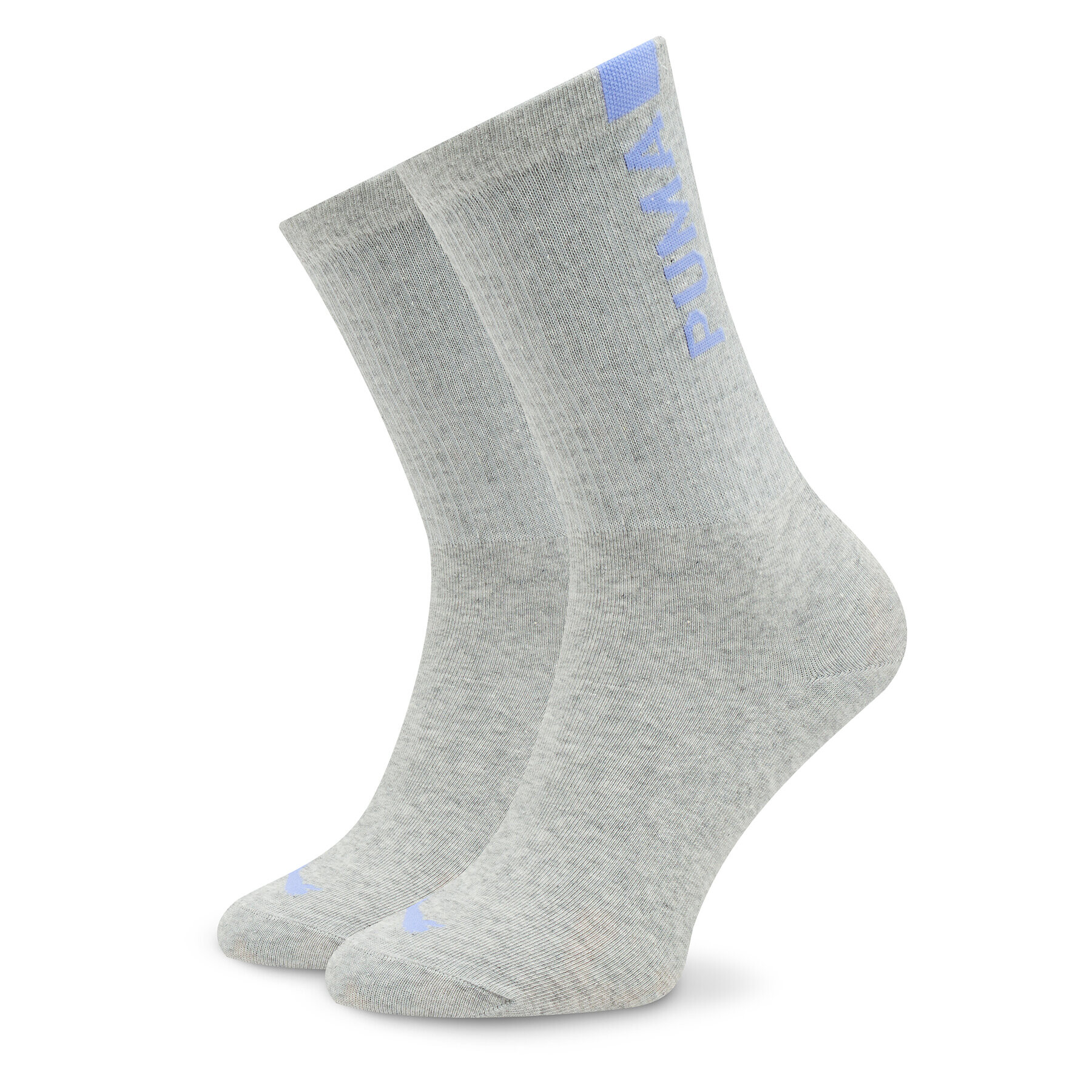 Puma Комплект 2 чифта дълги чорапи дамски Women Slouch Sock 2P 938005 Сив - Pepit.bg