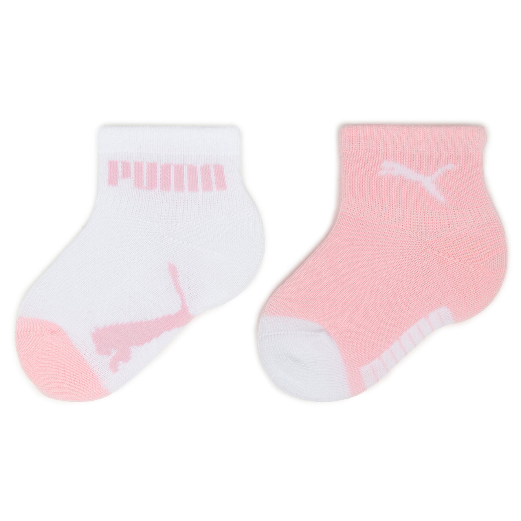 Puma Комплект 2 чифта дълги чорапи детски Baby Mini Cats Lifestyle Sock 2P 935478 Бял - Pepit.bg