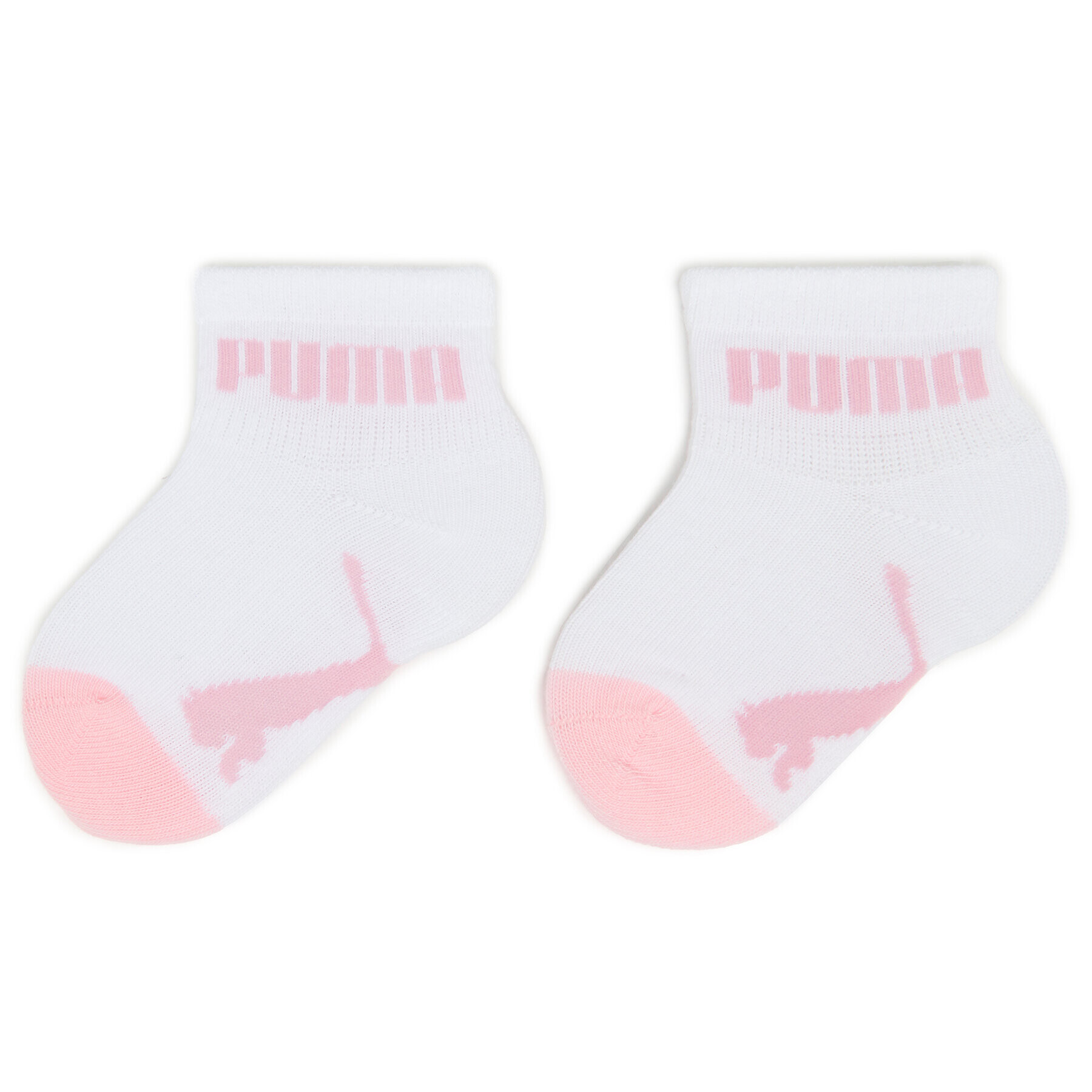 Puma Комплект 2 чифта дълги чорапи детски Baby Mini Cats Lifestyle Sock 2P 935478 Бял - Pepit.bg