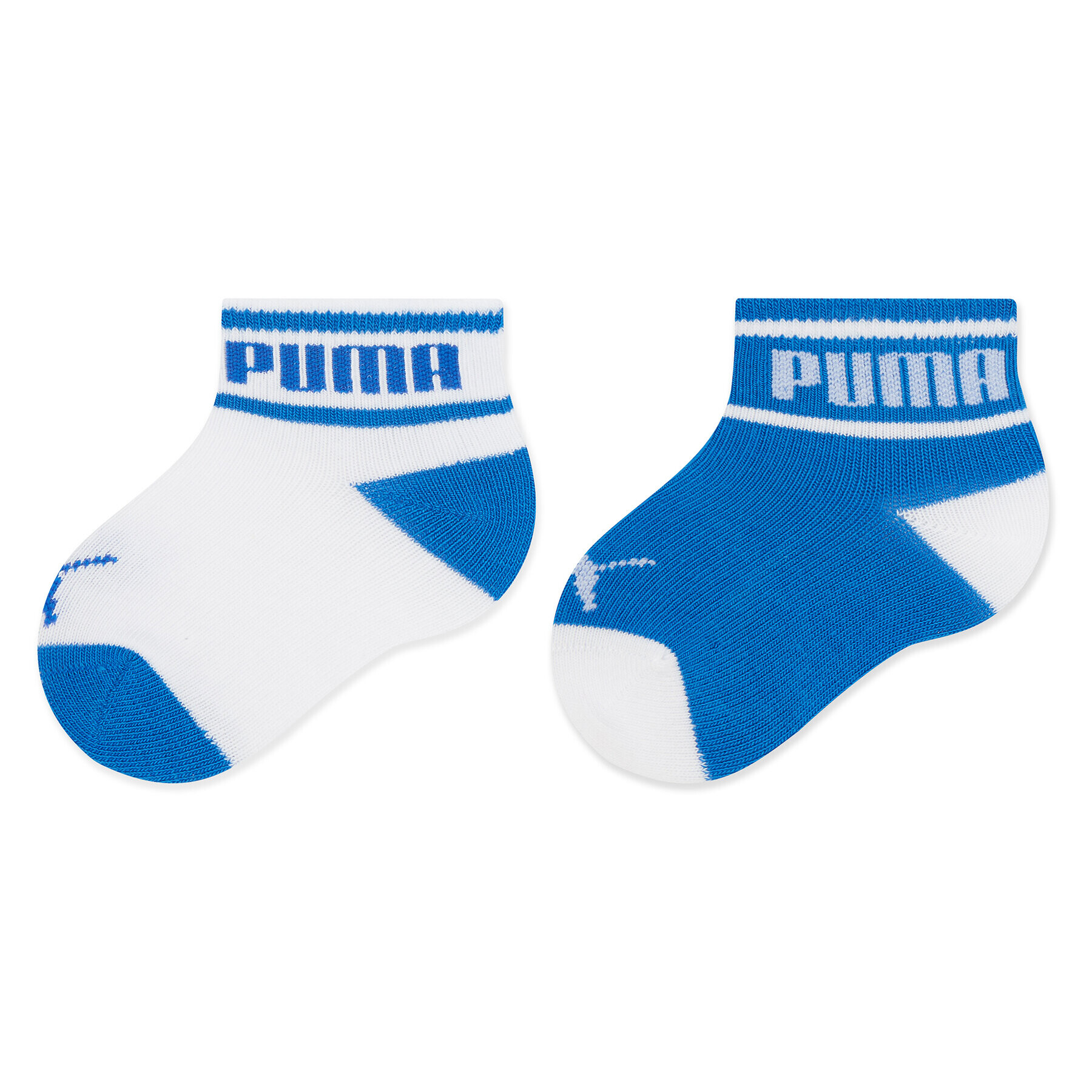 Puma Комплект 2 чифта дълги чорапи детски Baby Wording Sock 2P 935479 Син - Pepit.bg