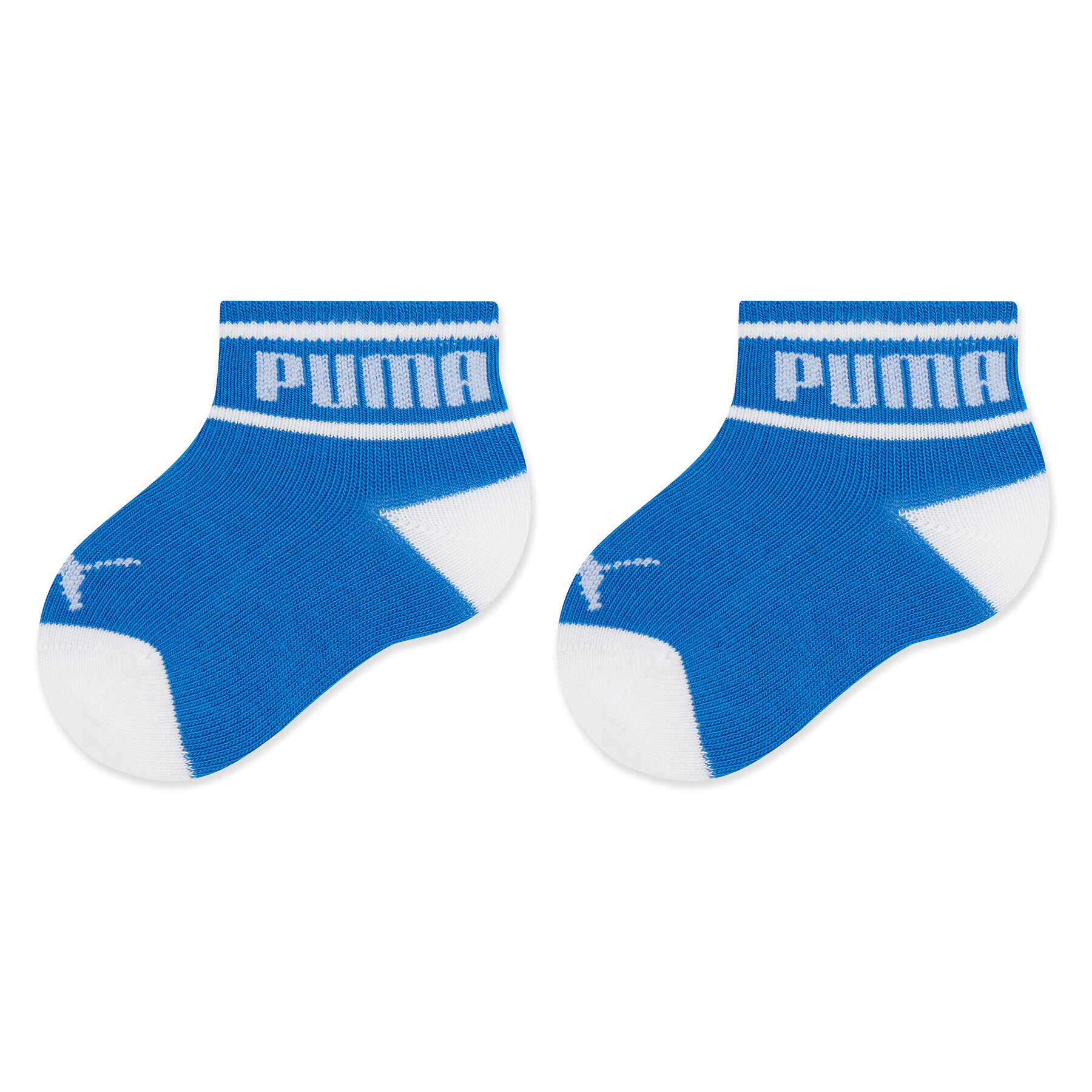 Puma Комплект 2 чифта дълги чорапи детски Baby Wording Sock 2P 935479 Син - Pepit.bg