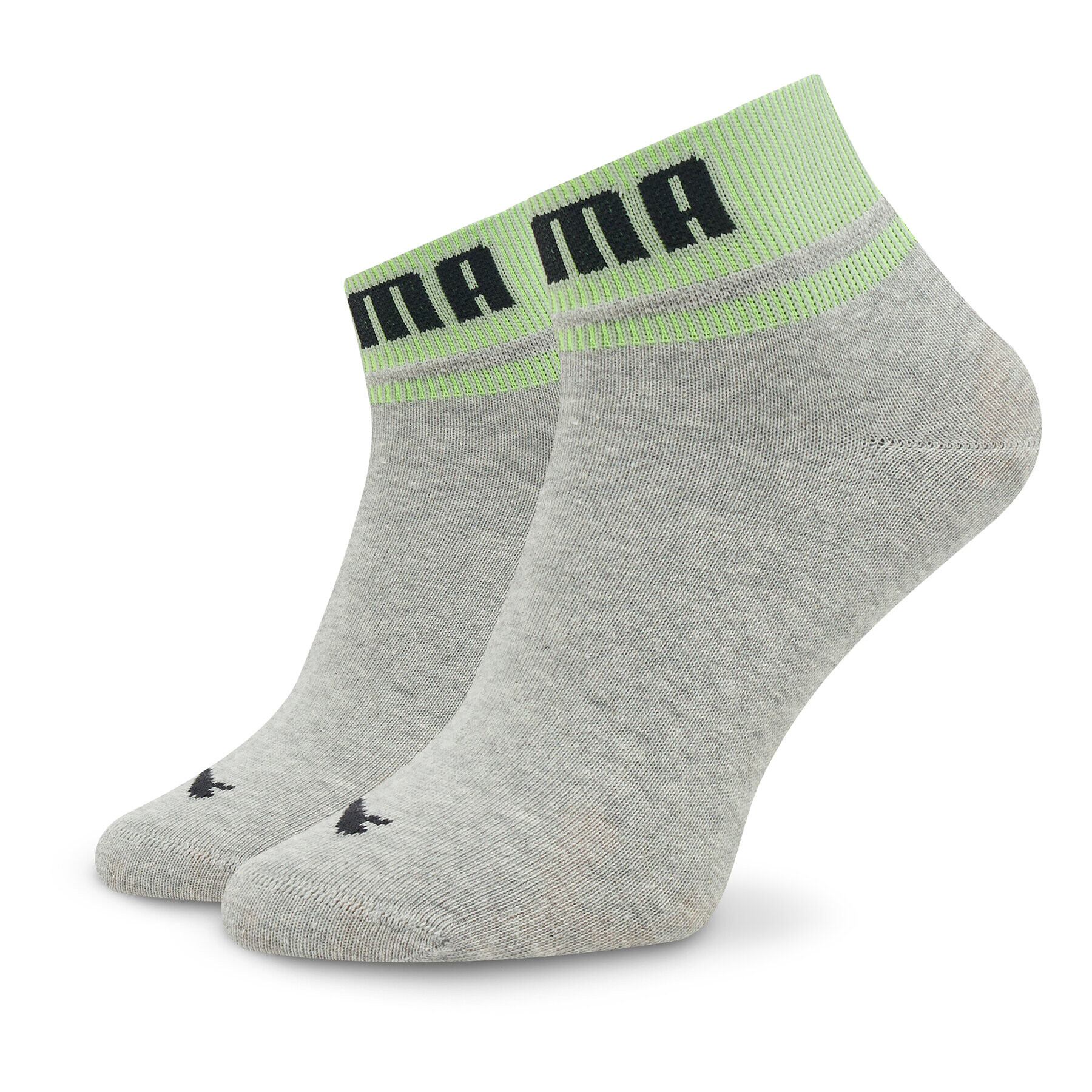 Puma Комплект 2 чифта дълги чорапи мъжки Unisex New Heritage Quarter 2P 938021 Сив - Pepit.bg