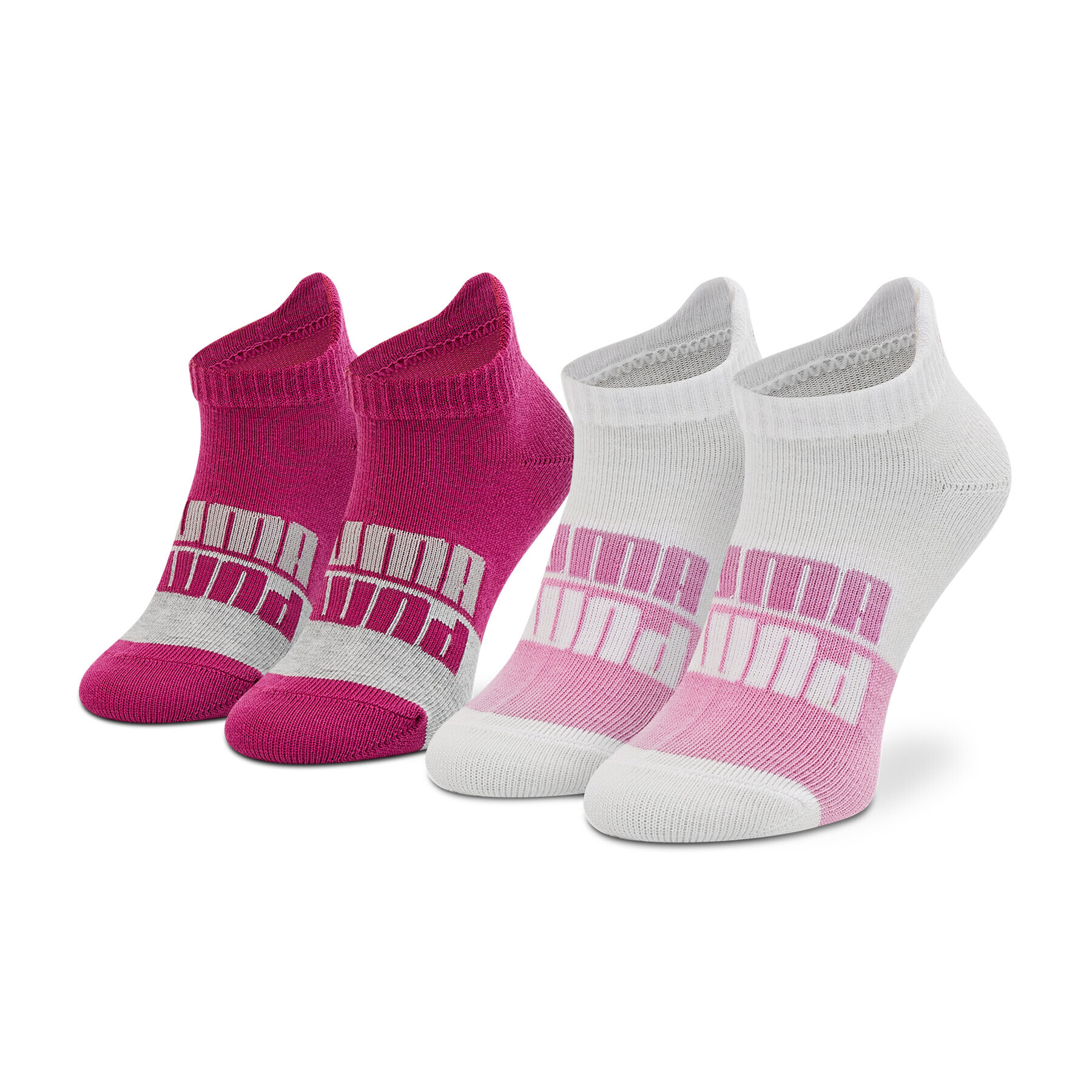 Puma Комплект 2 чифта къси чорапи дамски 935463 03 Цветен - Pepit.bg