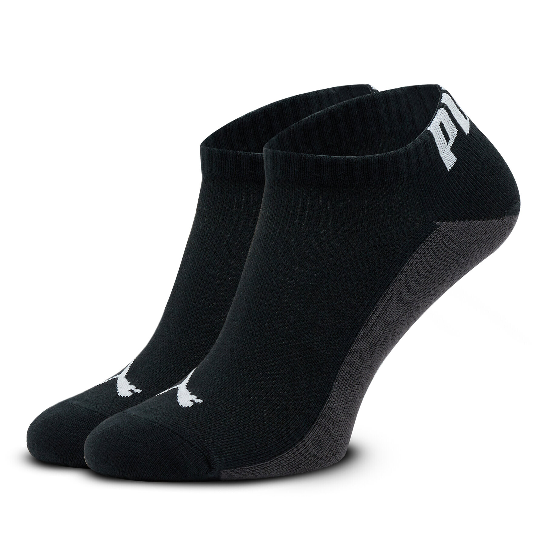 Puma Комплект 2 чифта къси чорапи мъжки Men Back Logo Sneaker 2P 938011 Черен - Pepit.bg