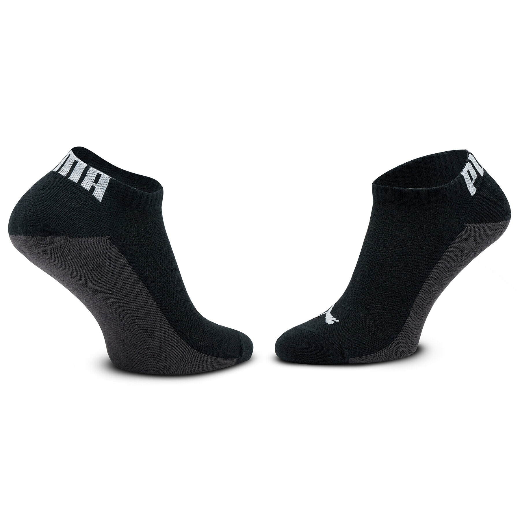 Puma Комплект 2 чифта къси чорапи мъжки Men Back Logo Sneaker 2P 938011 Черен - Pepit.bg