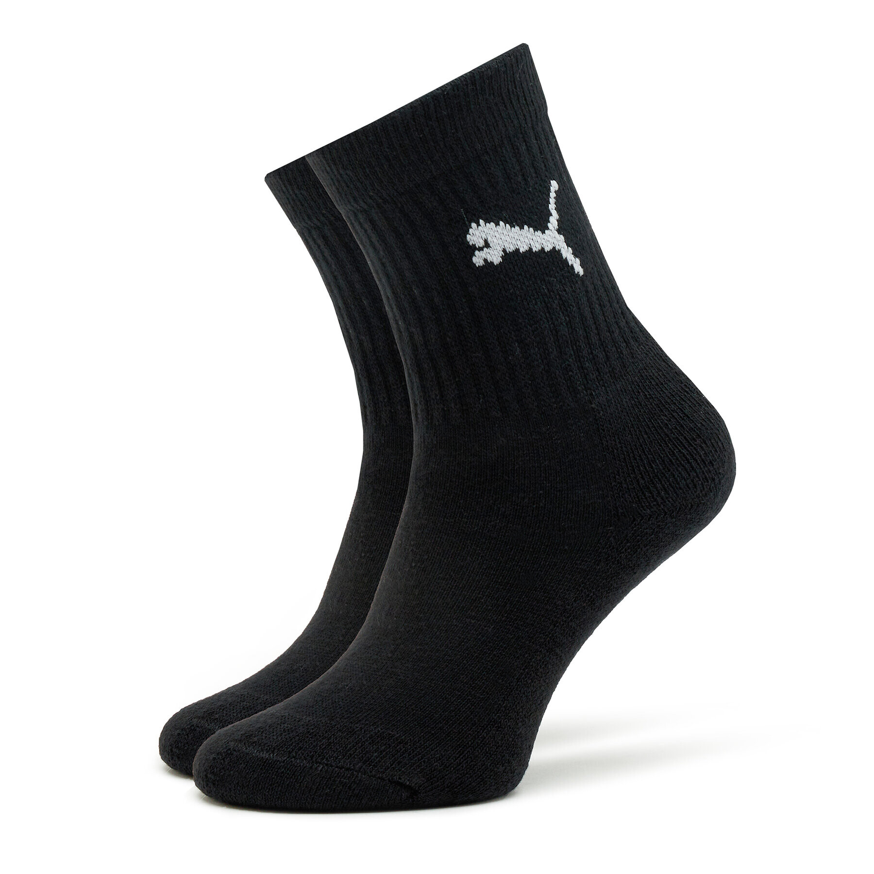 Puma Комплект 3 чифта дълги чорапи детски Junior Crew Sock 3P 907958 Бял - Pepit.bg