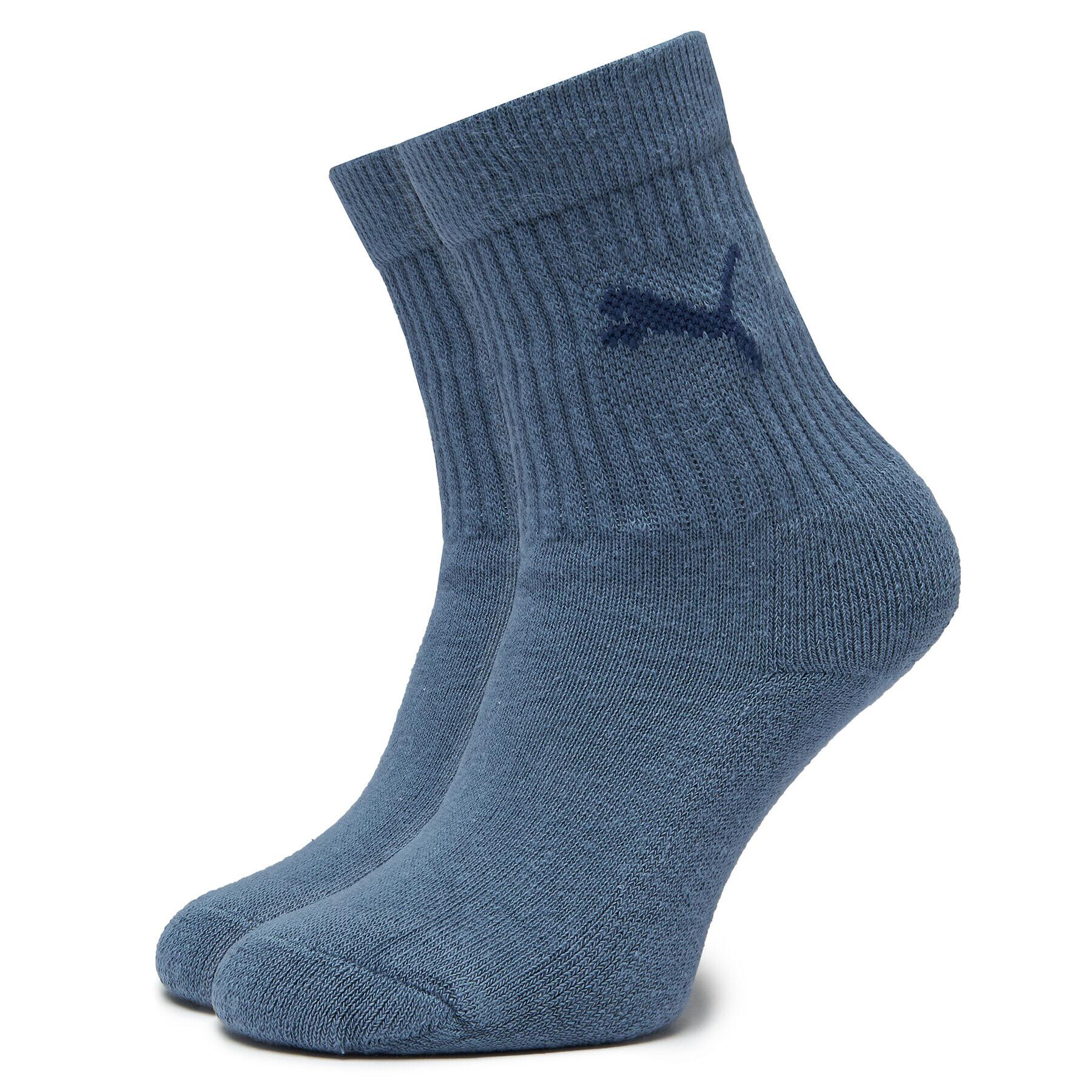 Puma Комплект 3 чифта дълги чорапи детски Junior Crew Sock 3P 907958 Тъмносин - Pepit.bg