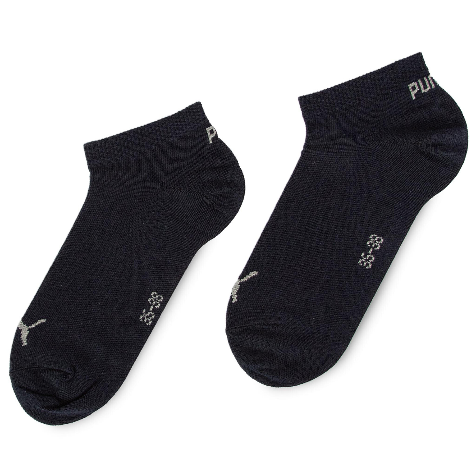 Puma Комплект 3 чифта къси чорапи дамски 261080001 Черен - Pepit.bg