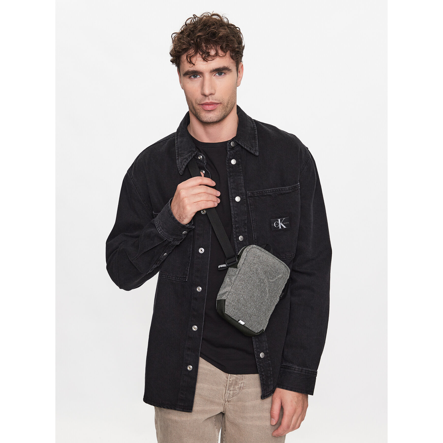 Puma Мъжка чантичка Buzz Portable 079137 Сив - Pepit.bg