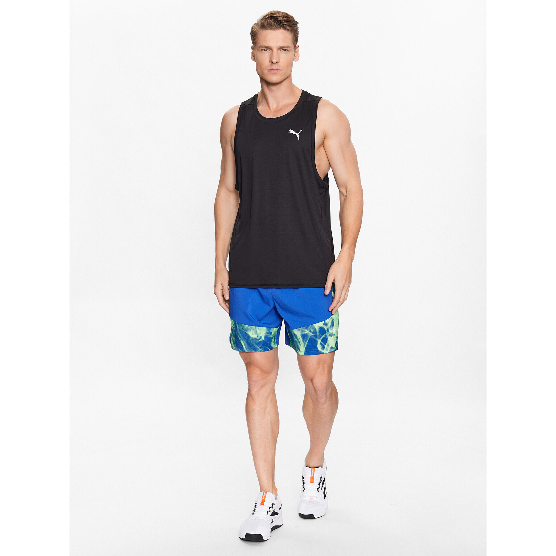 Puma Мъжки топ Run Favorite 523149 Черен Regular Fit - Pepit.bg