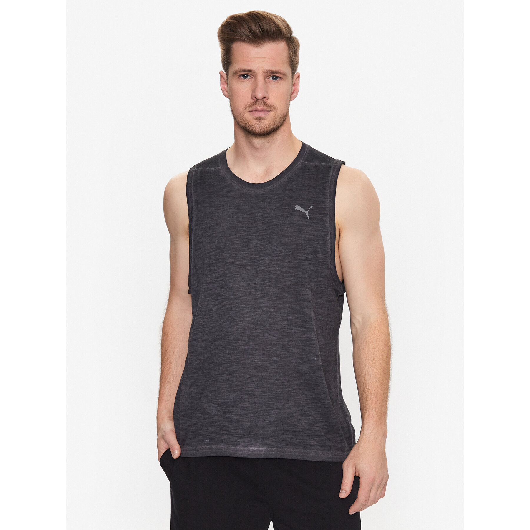 Puma Мъжки топ Studio Foundation 523197 Черен Regular Fit - Pepit.bg