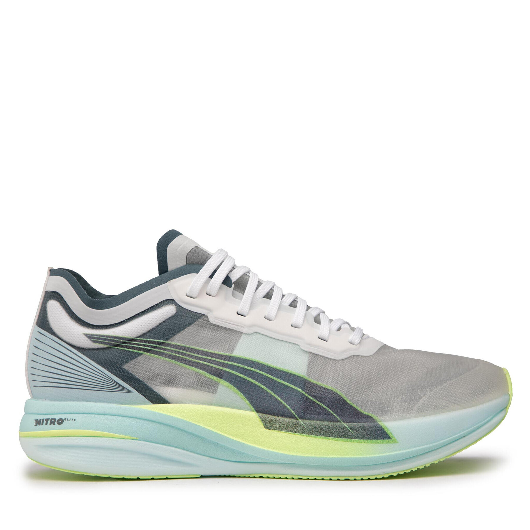 Puma Обувки Deviate Nitro Elite Racer 195204 03 Бял - Pepit.bg