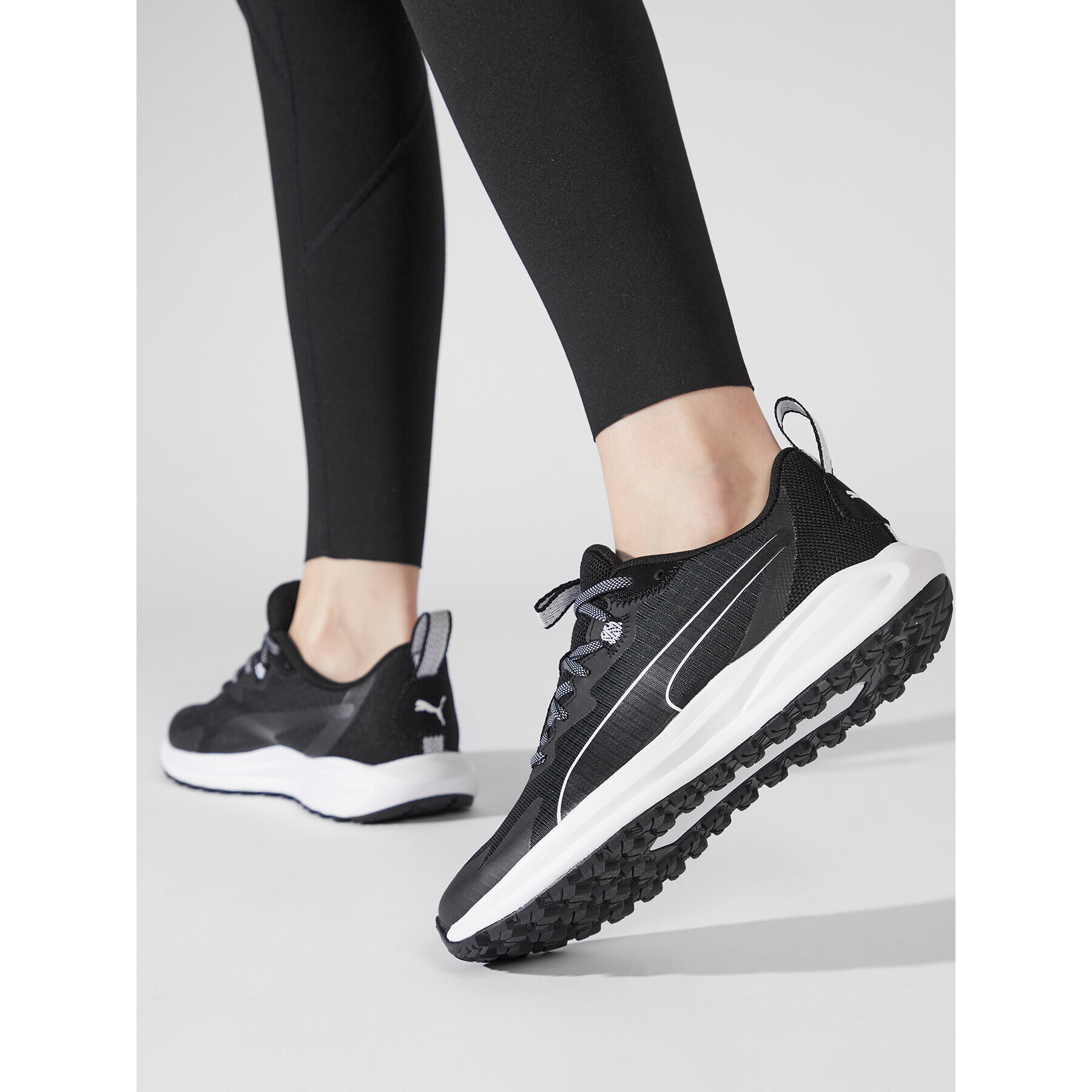 Puma Обувки Twitch Runner Trail Jr 377581 01 Черен - Pepit.bg
