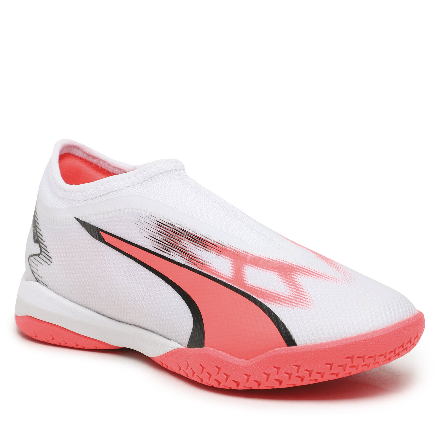 Puma Обувки Ultra Match+ Laceless Junior Indoor Soccer 107517 01 Бял - Pepit.bg