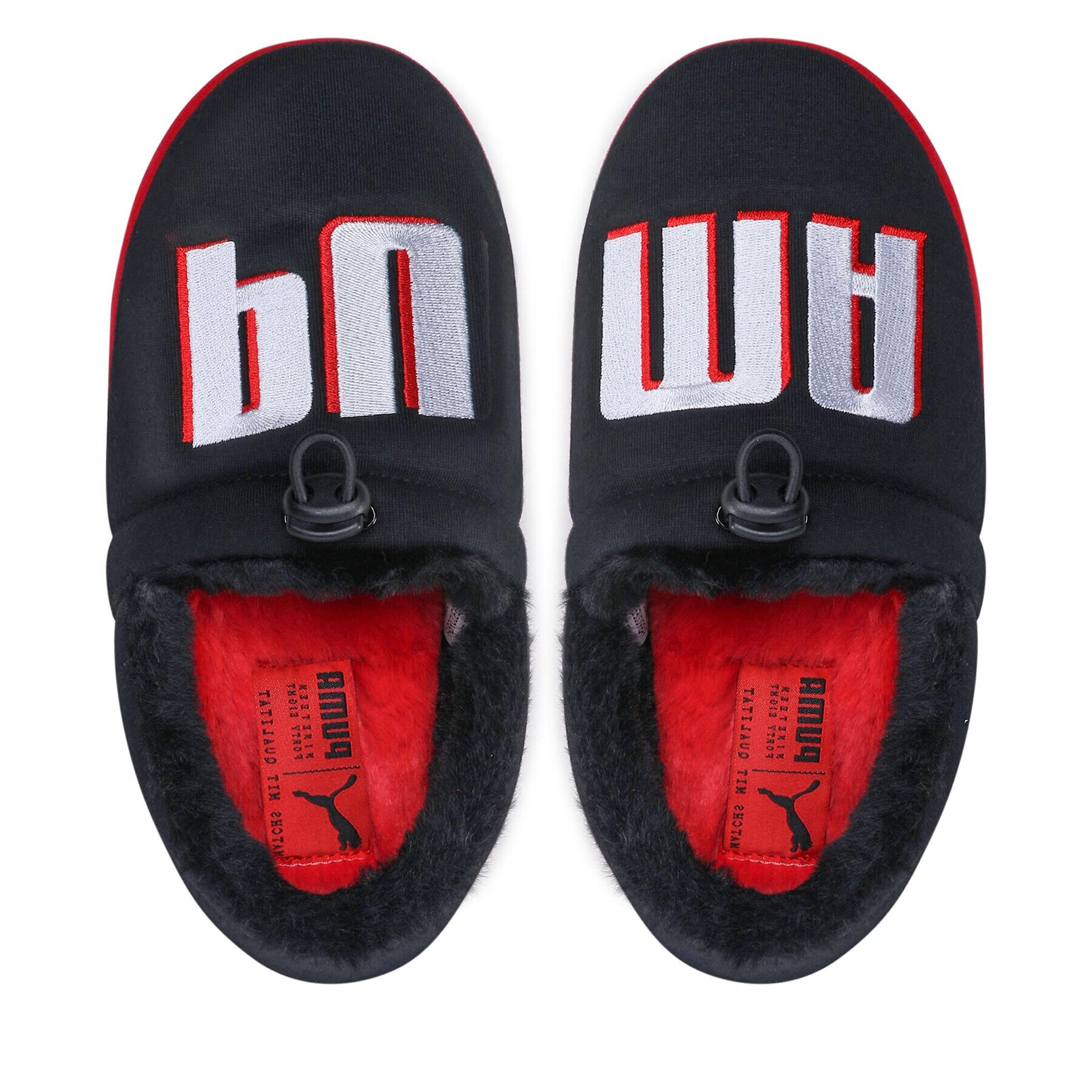 Puma Пантофи Tuff Mocc Logo 386362 01 Черен - Pepit.bg