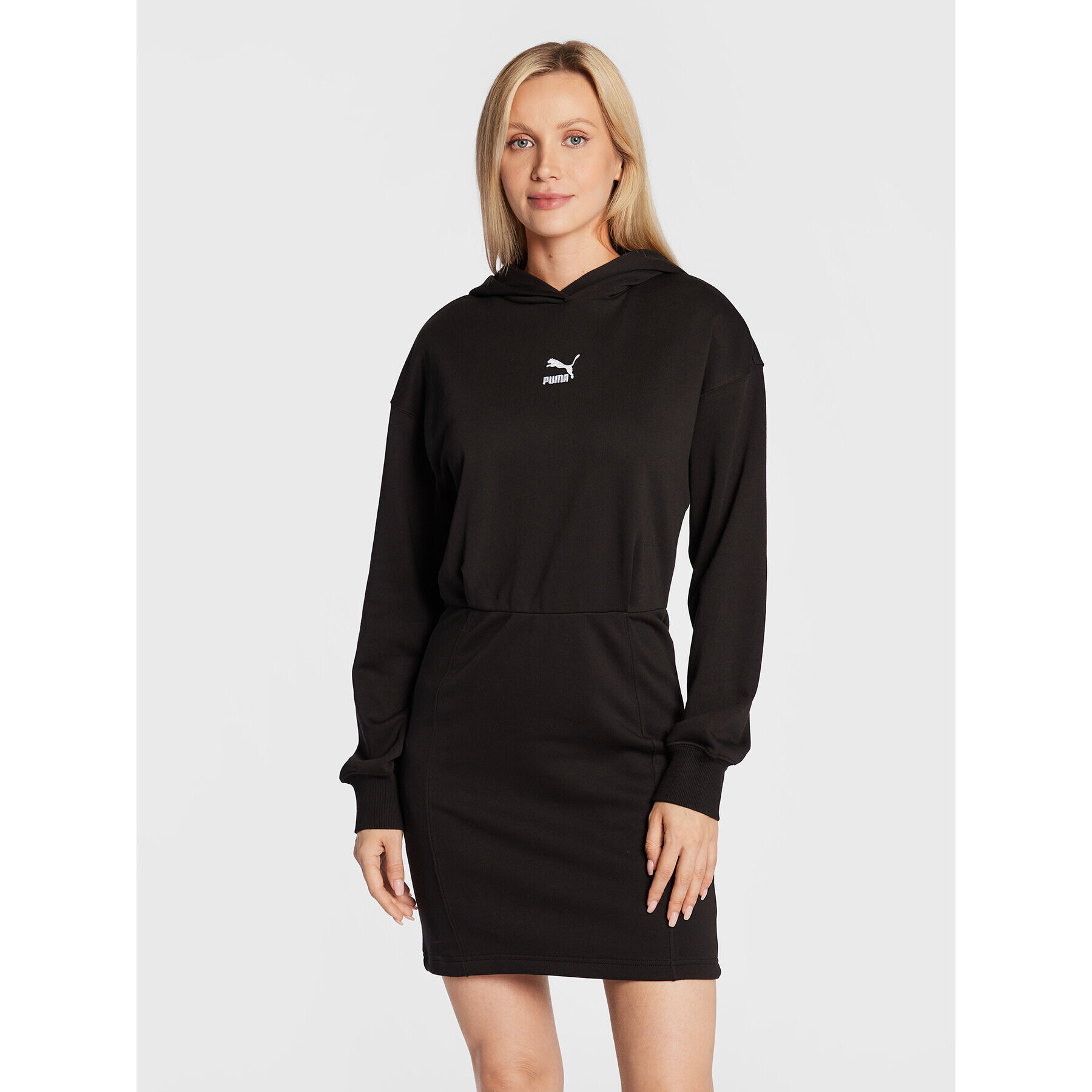 Puma Плетена рокля Classics 535687 Черен Relaxed Fit - Pepit.bg