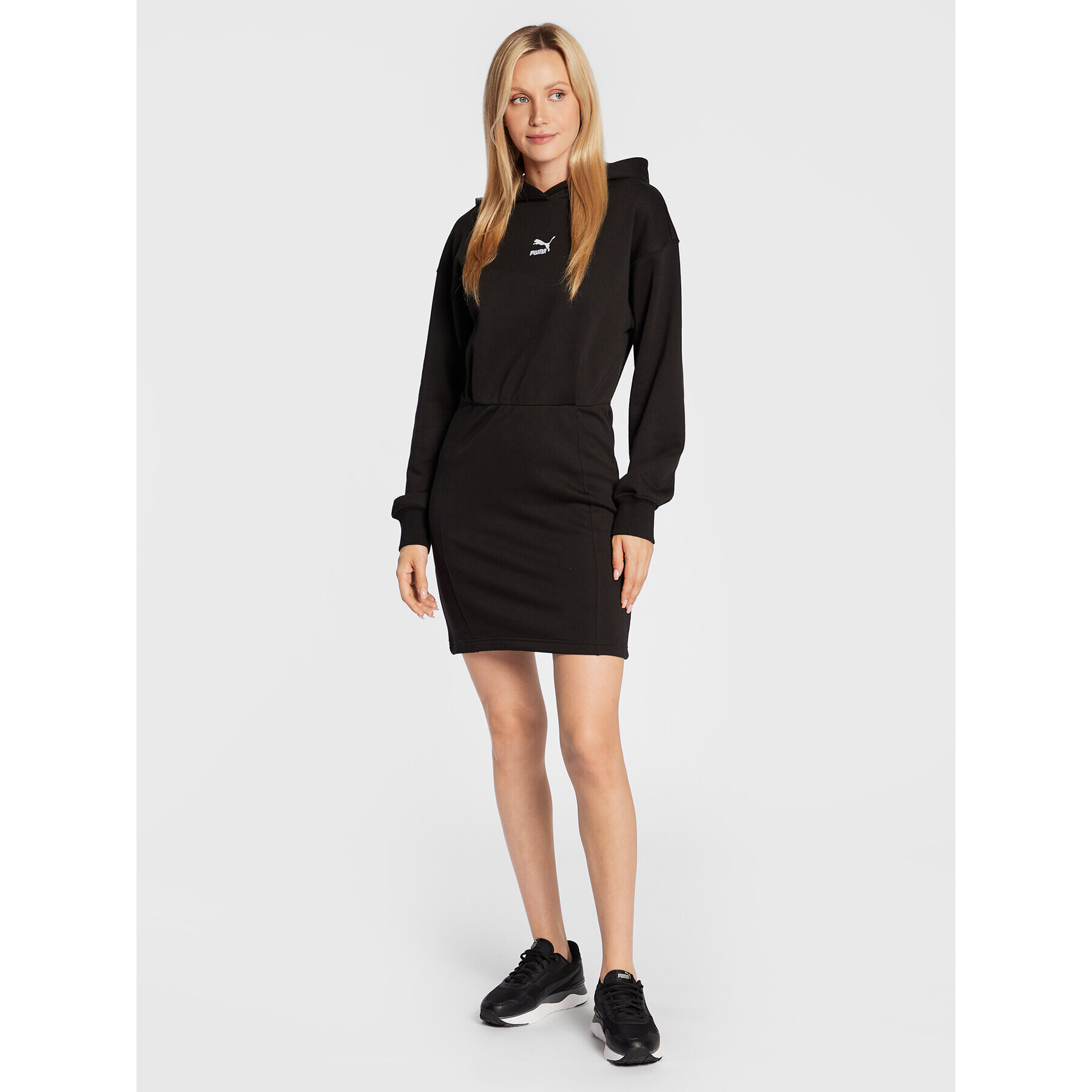 Puma Плетена рокля Classics 535687 Черен Relaxed Fit - Pepit.bg