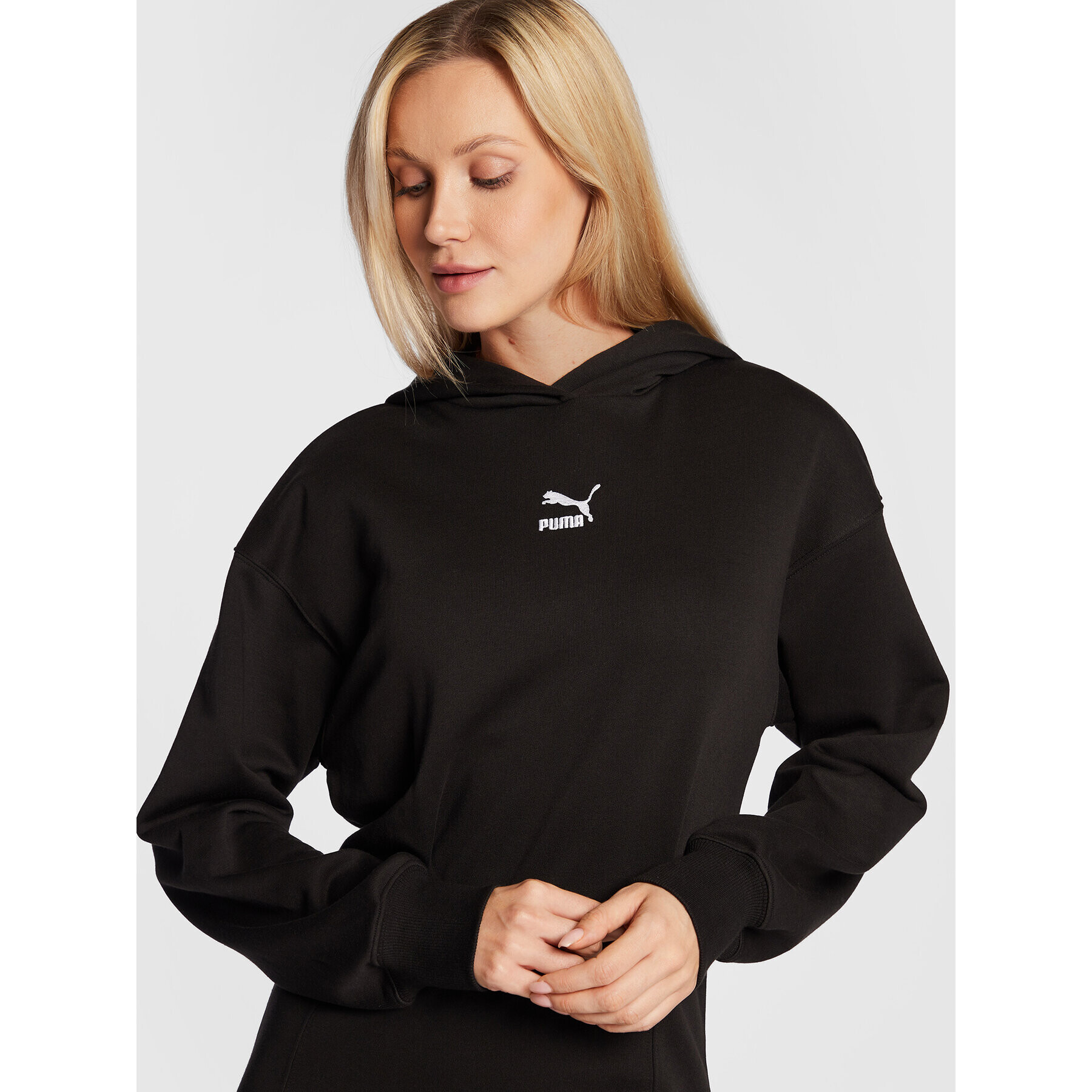 Puma Плетена рокля Classics 535687 Черен Relaxed Fit - Pepit.bg