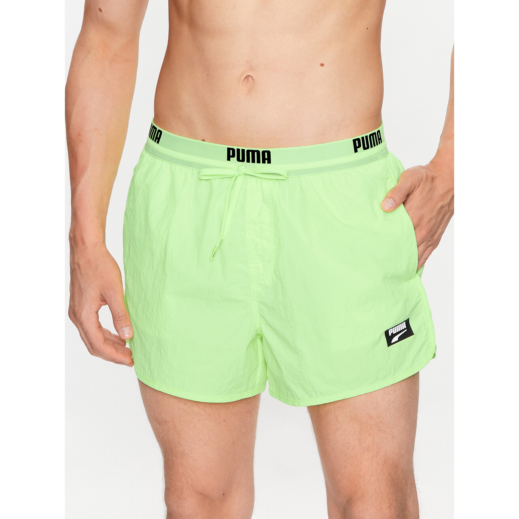 Puma Плувни шорти 938059 Жълт Regular Fit - Pepit.bg