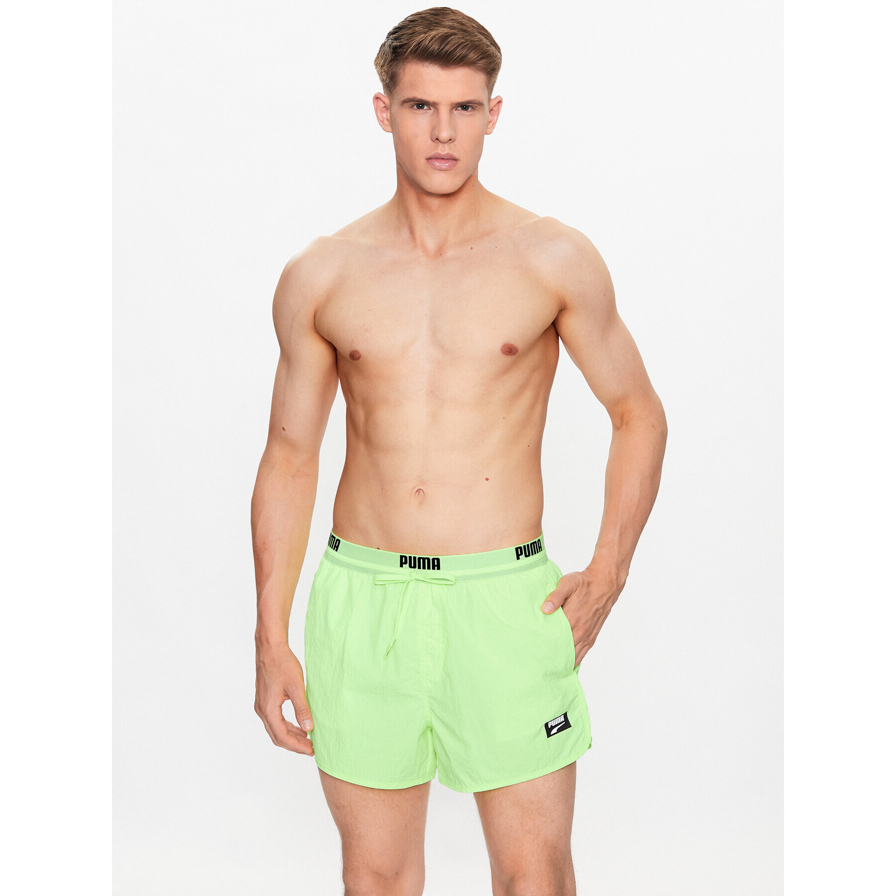 Puma Плувни шорти 938059 Жълт Regular Fit - Pepit.bg